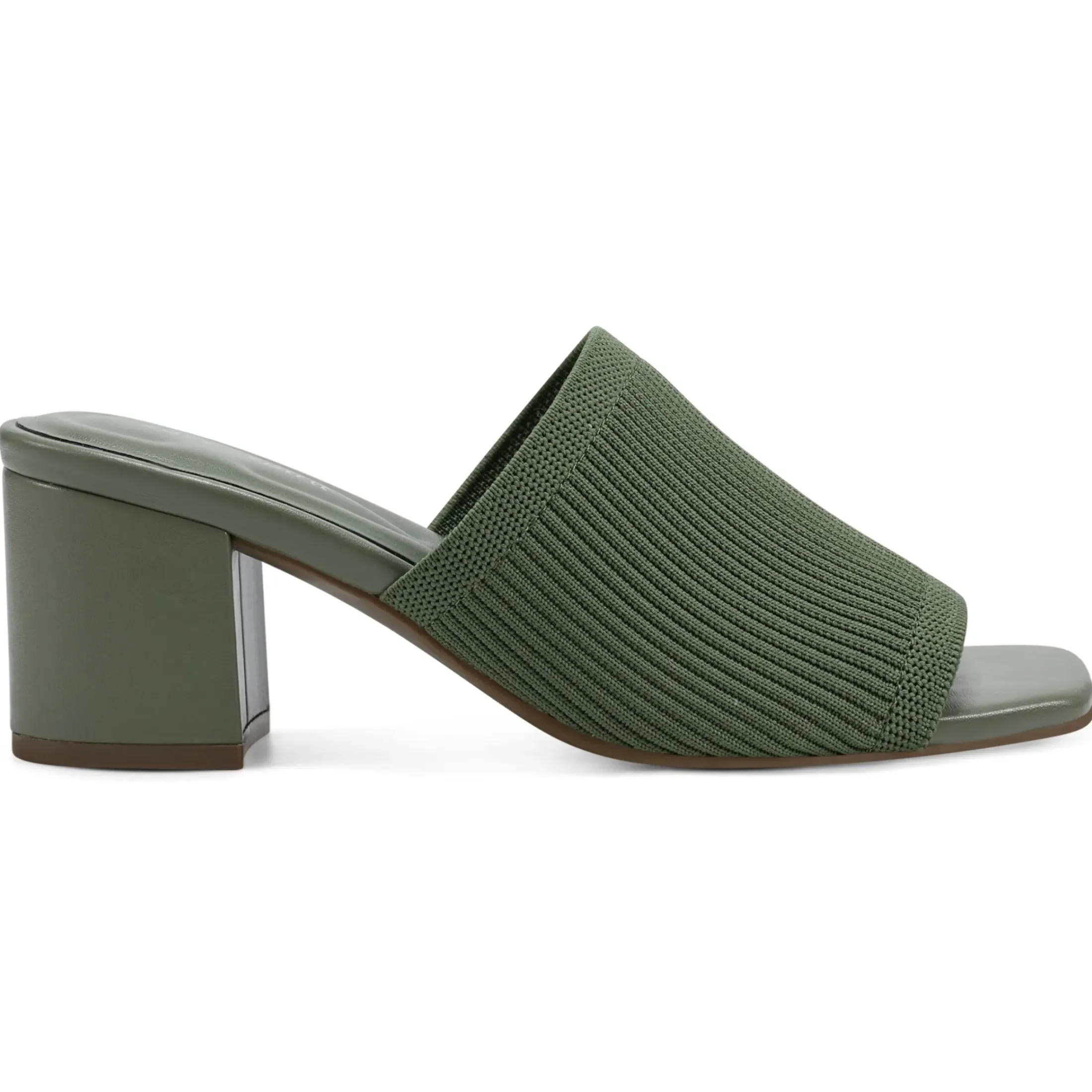 Dress|Sandals>Easy Spirit Caryn Heeled Slide Sandals Sage Green