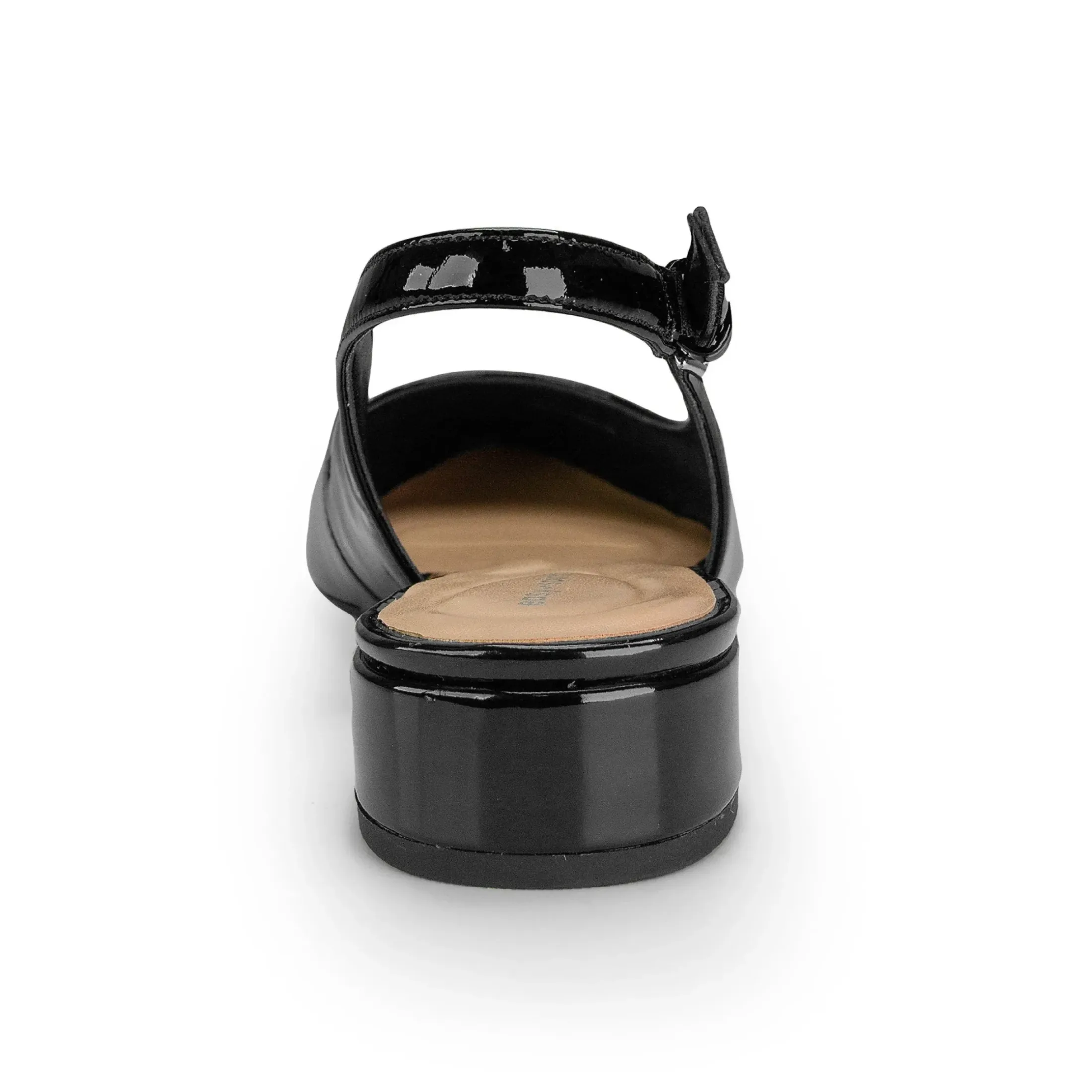 Low Heels|eFlex>Easy Spirit Cassius Slingback Pumps Black Patent