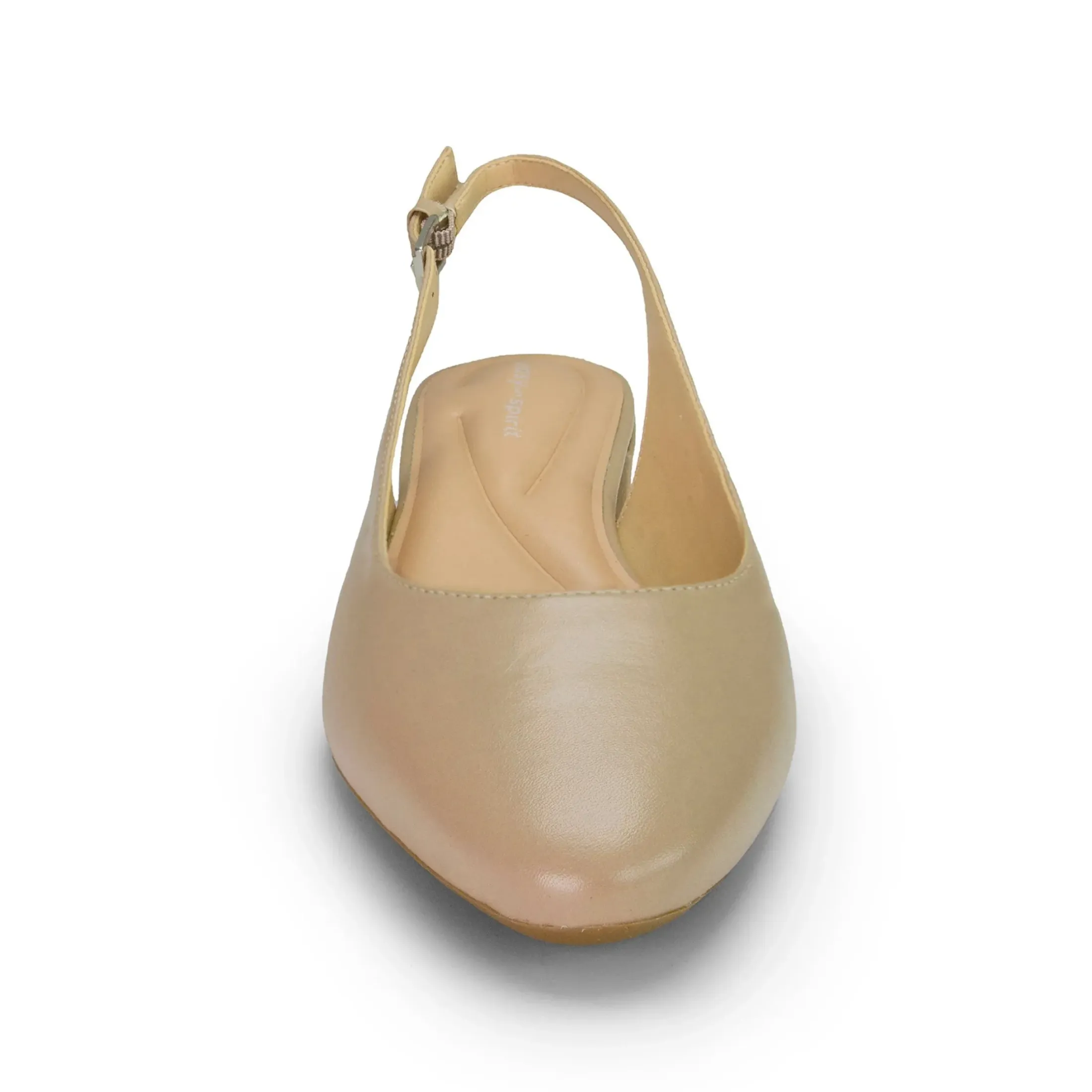 Low Heels|eFlex>Easy Spirit Cassius Slingback Pumps Natural Leather