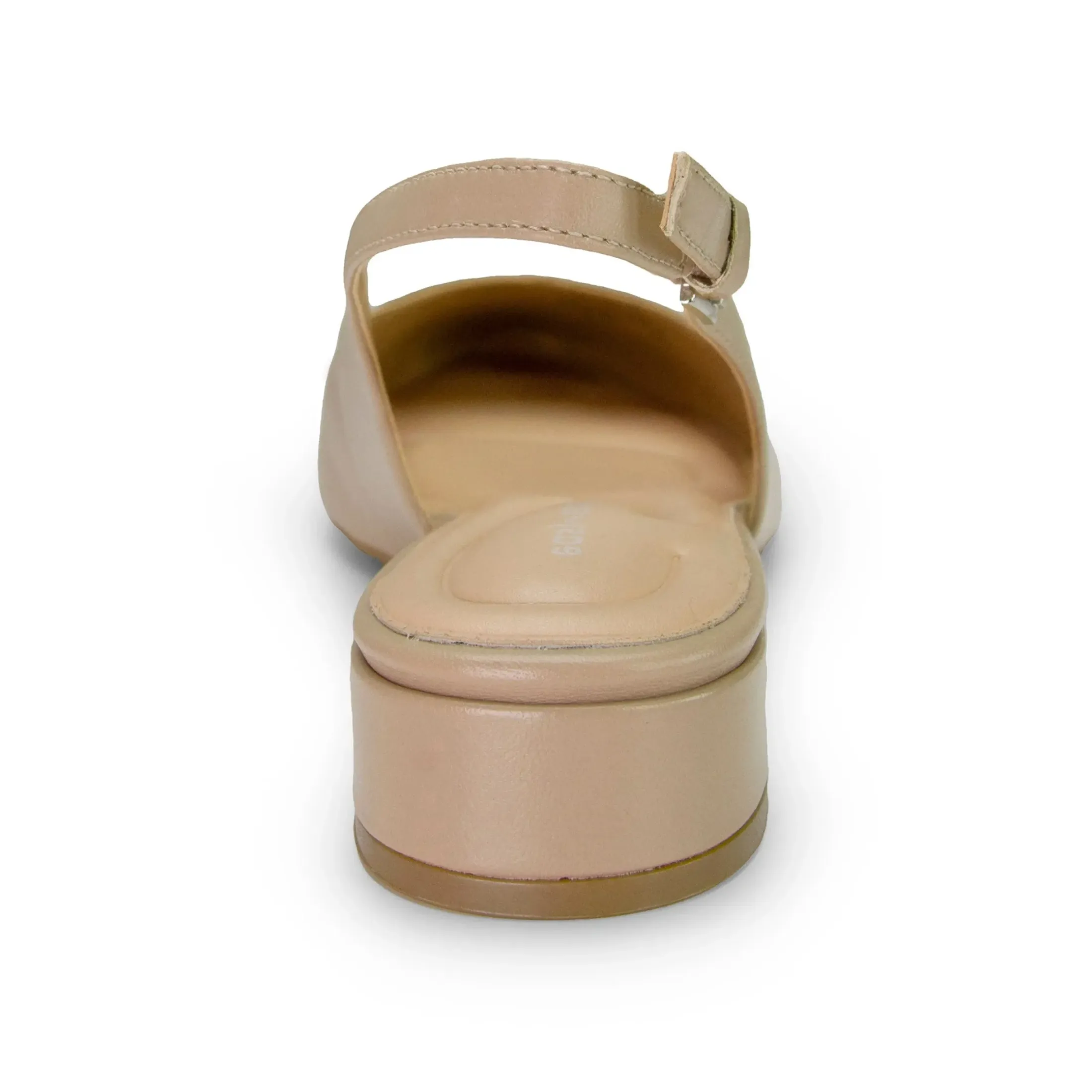 Low Heels|eFlex>Easy Spirit Cassius Slingback Pumps Natural Leather