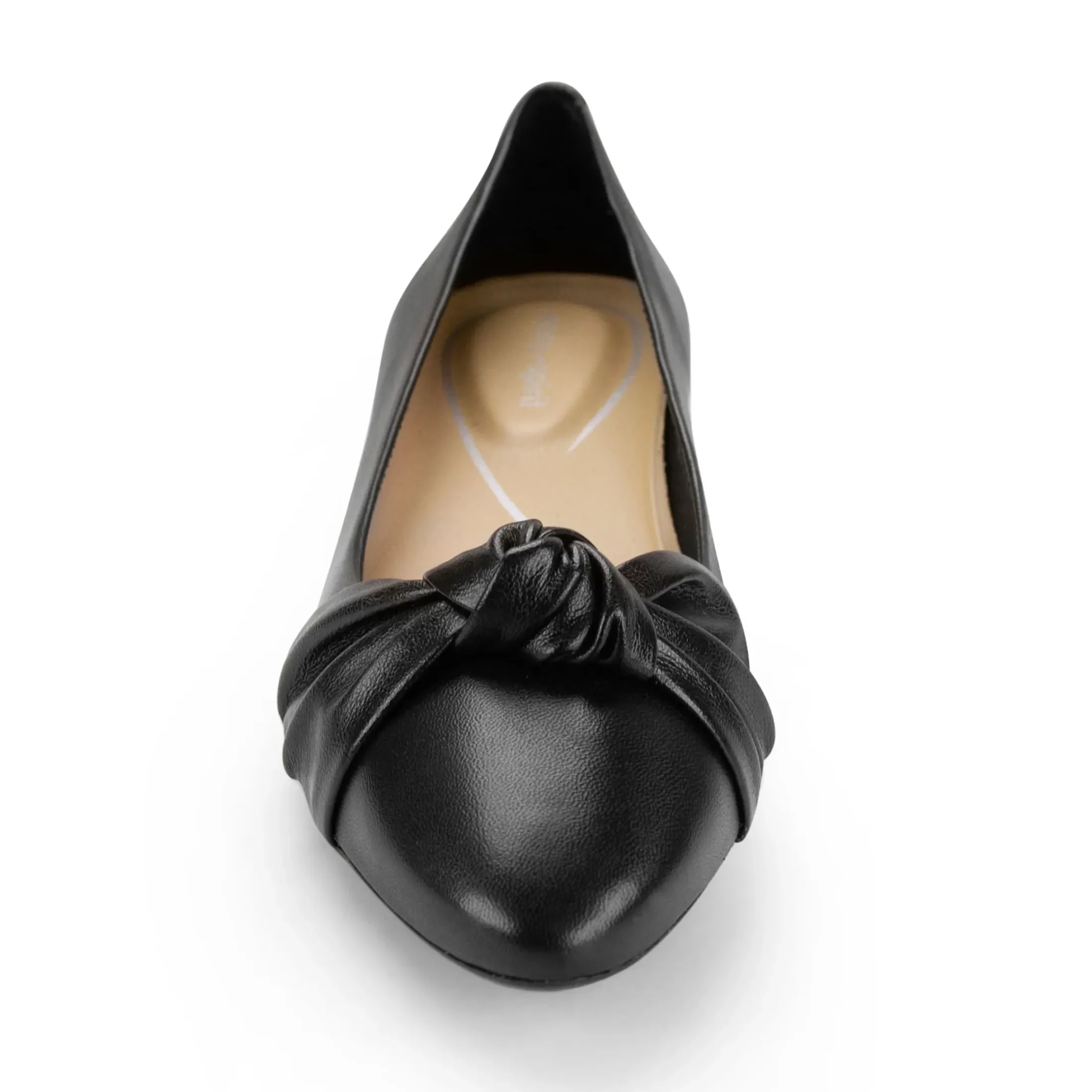 Low Heels|eFlex>Easy Spirit Caster Dress Shoes Black Leather
