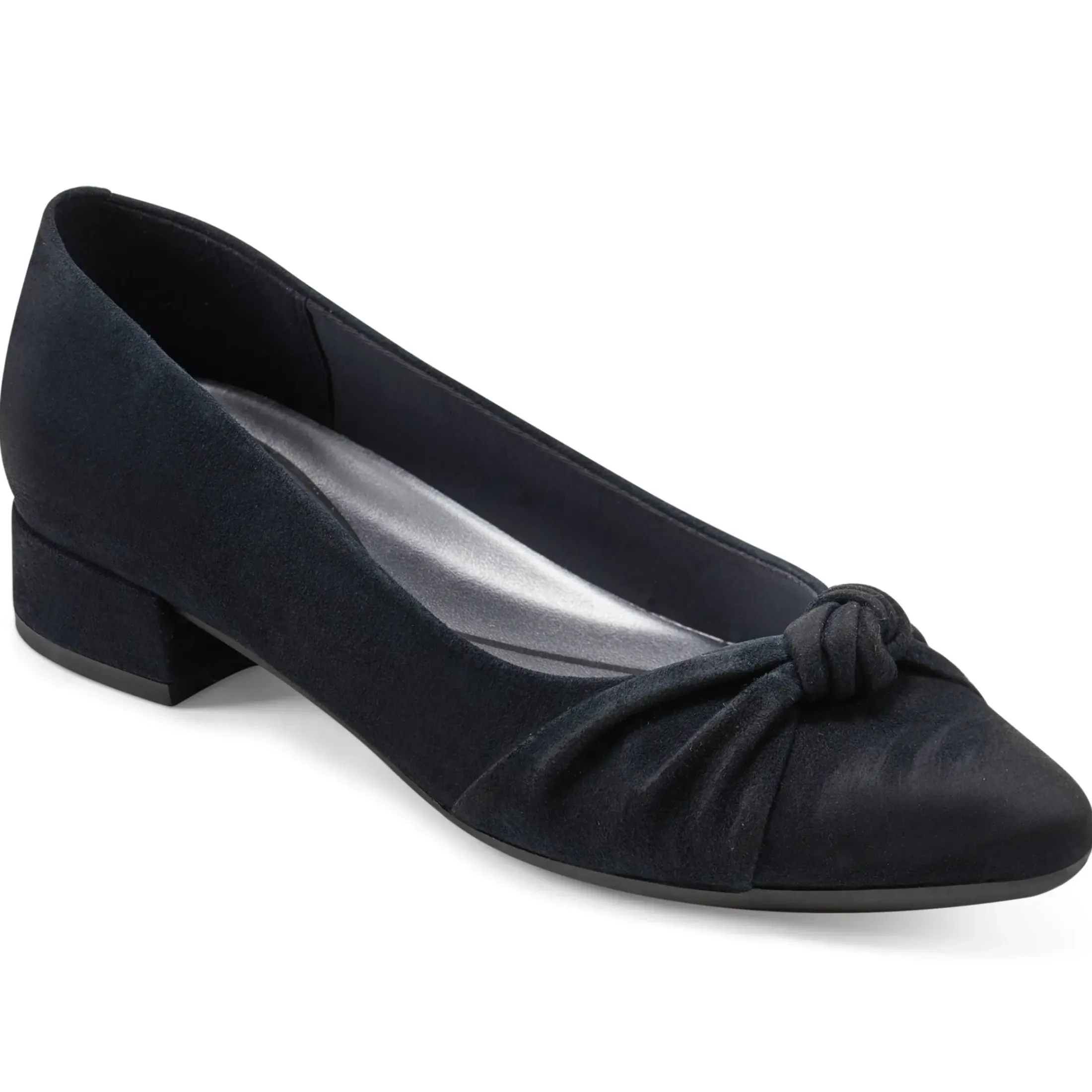 eFlex|eFlex>Easy Spirit Caster Dress Shoes Navy Suede