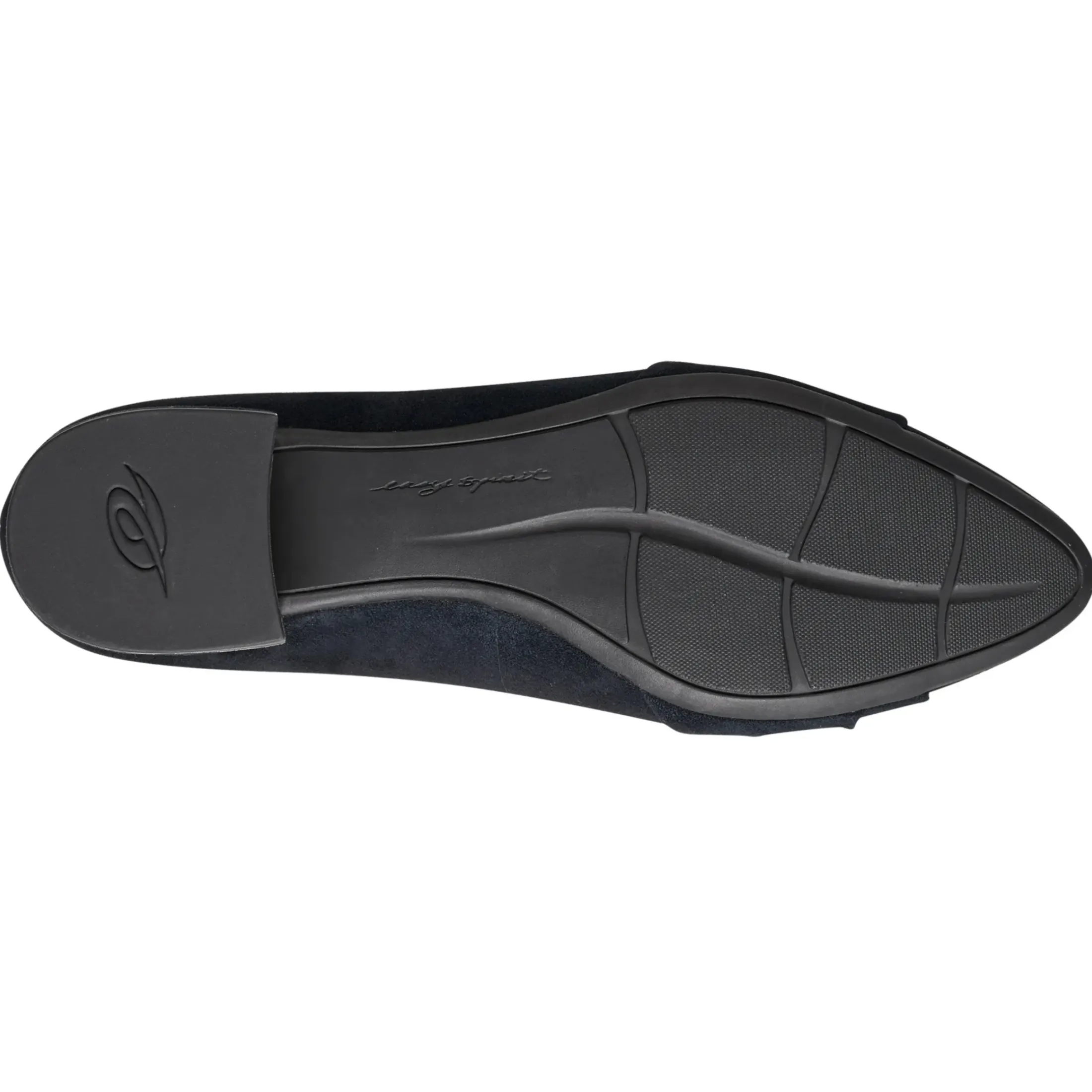 eFlex|eFlex>Easy Spirit Caster Dress Shoes Navy Suede