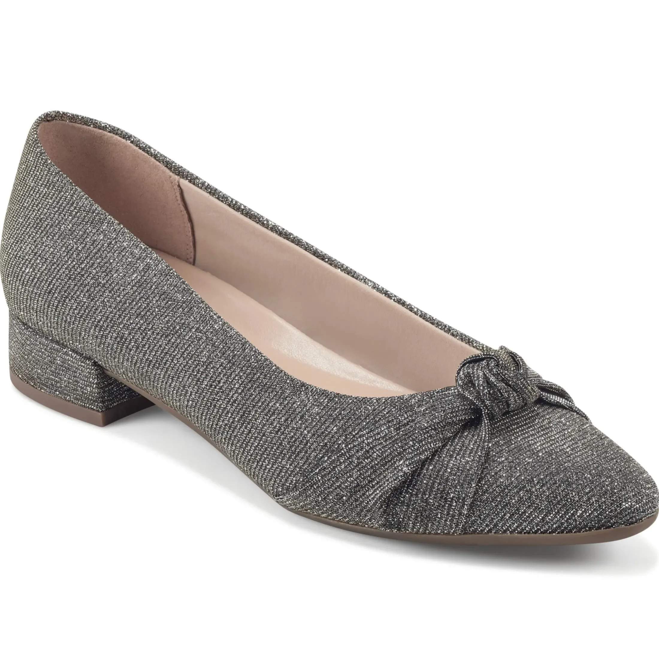 Low Heels|eFlex>Easy Spirit Caster Dress Shoes Gold Metallic