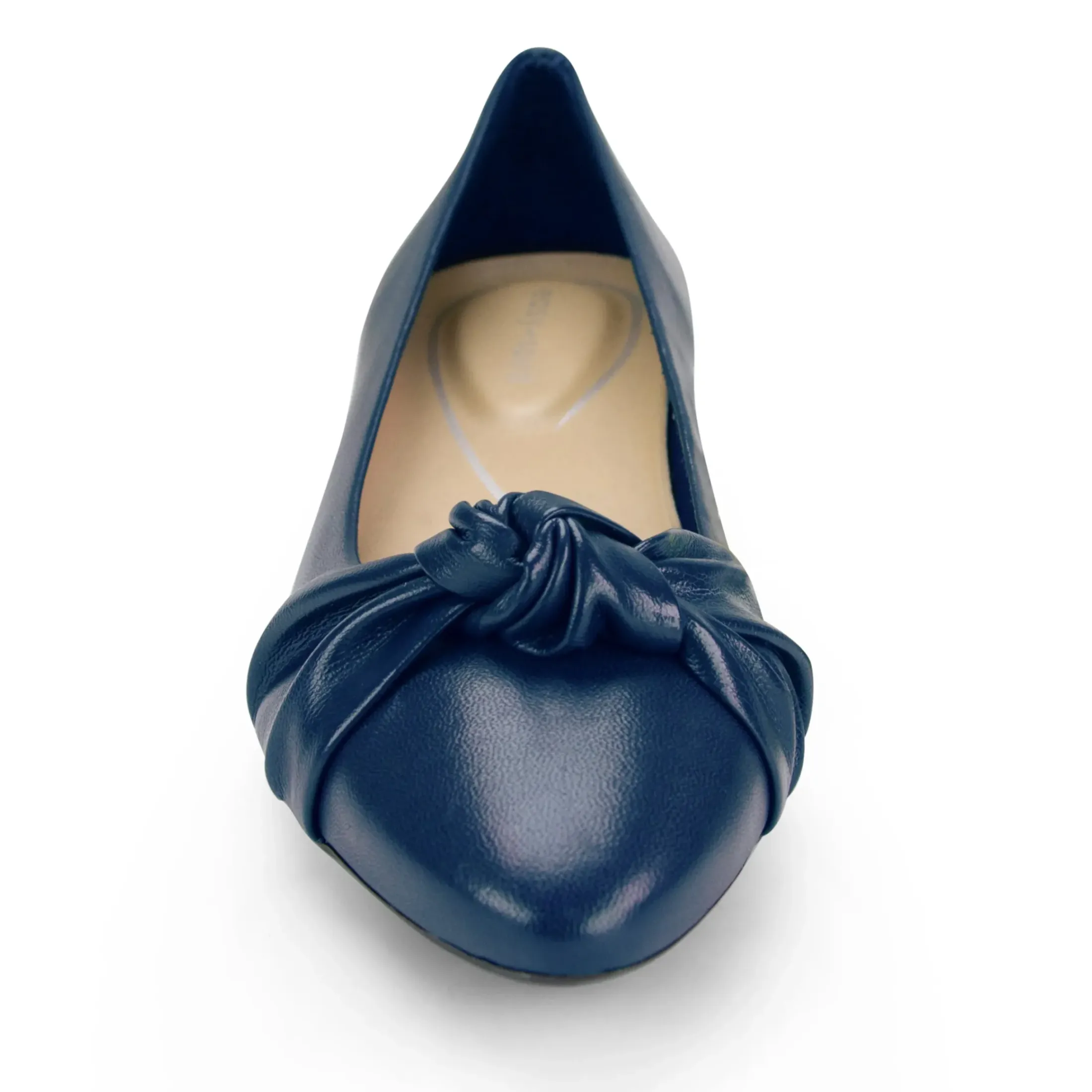 Low Heels|eFlex>Easy Spirit Caster Dress Shoes Navy Blue Leather