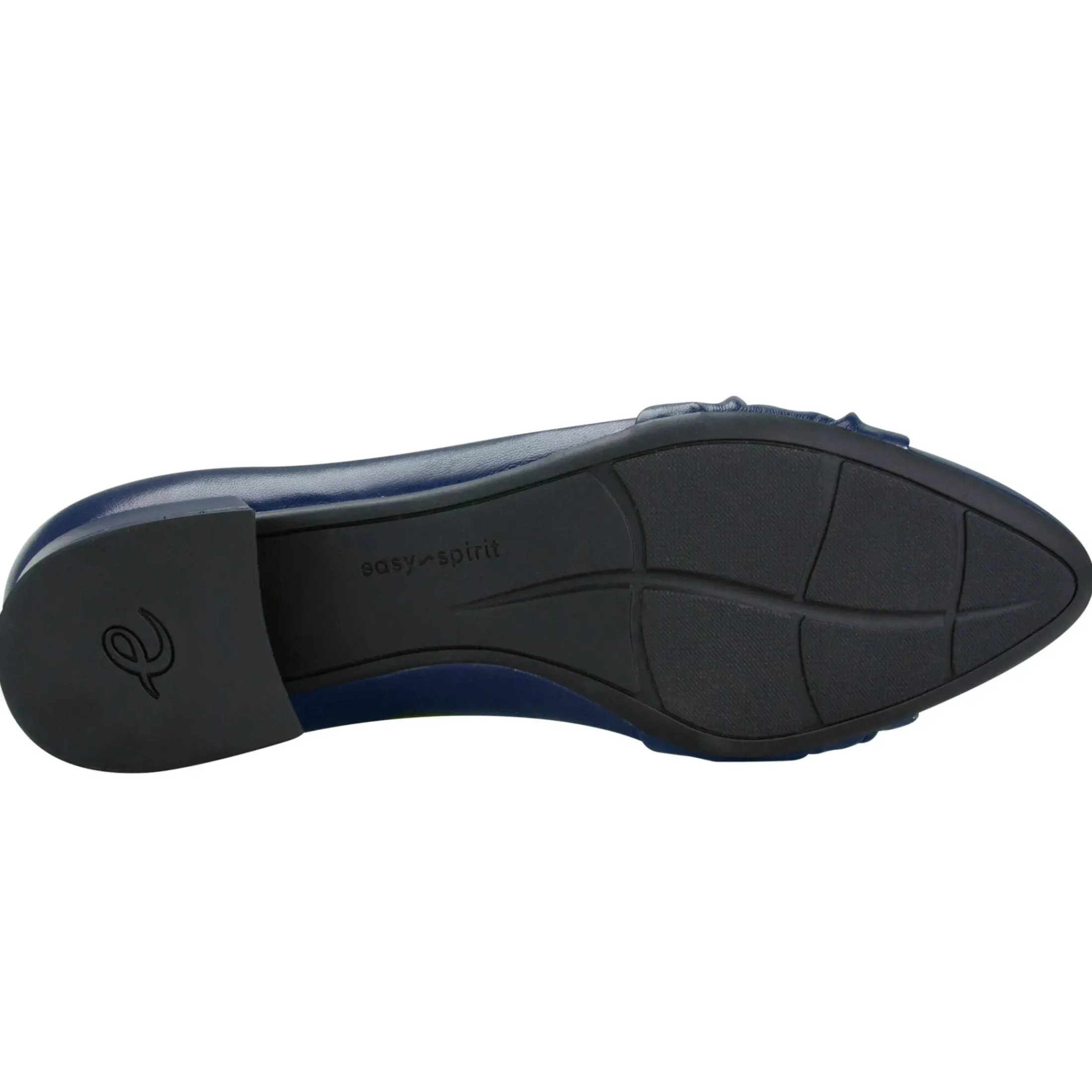Low Heels|eFlex>Easy Spirit Caster Dress Shoes Navy Blue Leather