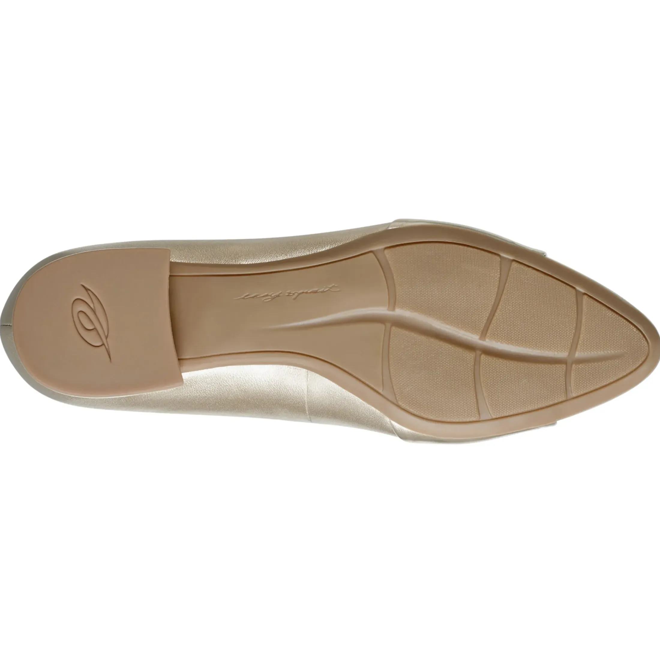 Low Heels|eFlex>Easy Spirit Caster Dress Shoes Gold Leather