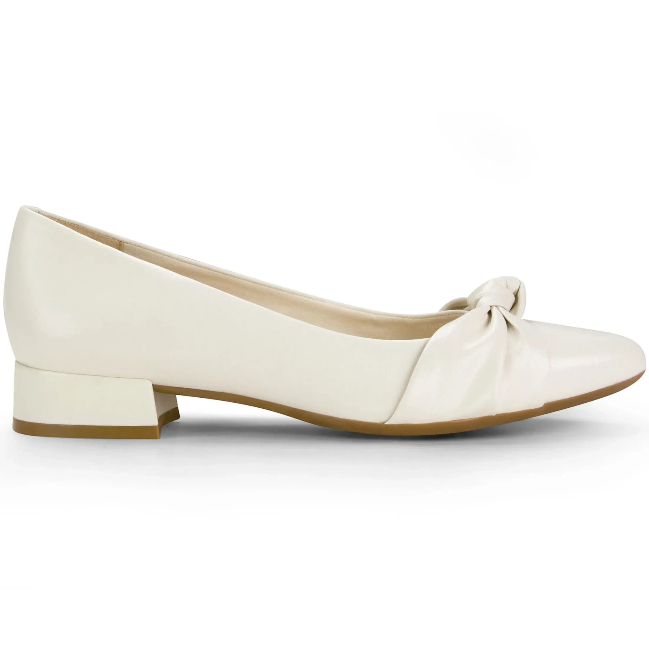 Low Heels|eFlex>Easy Spirit Caster Dress Shoes Chic Cream Leather
