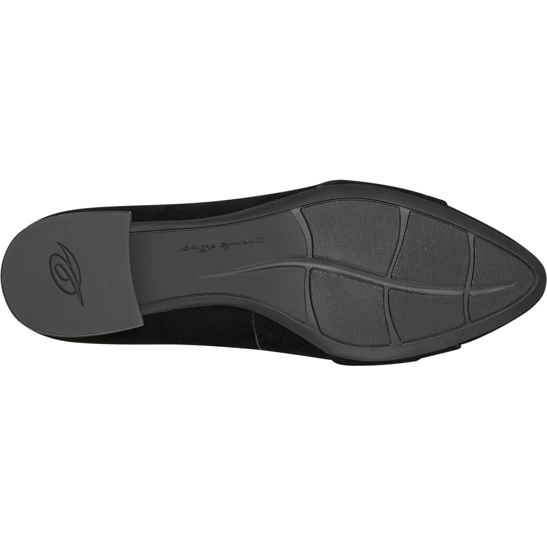 Low Heels|eFlex>Easy Spirit Caster Dress Shoes Black Suede