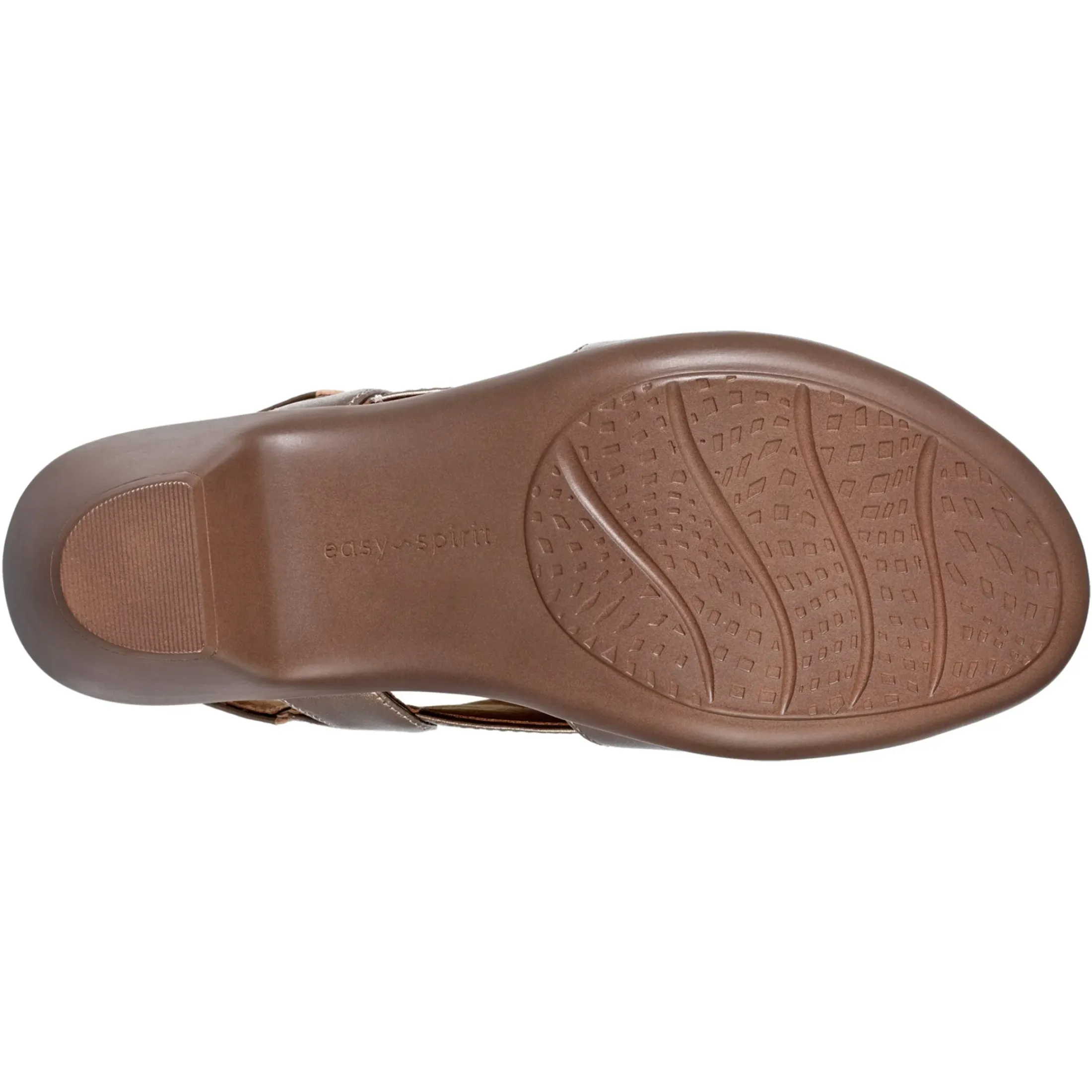 Dress|Sandals>Easy Spirit Chantal Casual Heeled Sandals Bronze Pearlized