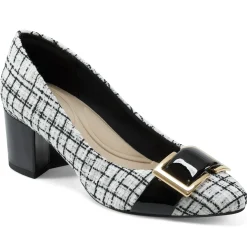 Mid Heels|eFlex>Easy Spirit Cheryl Dress Pumps Ivory Leather