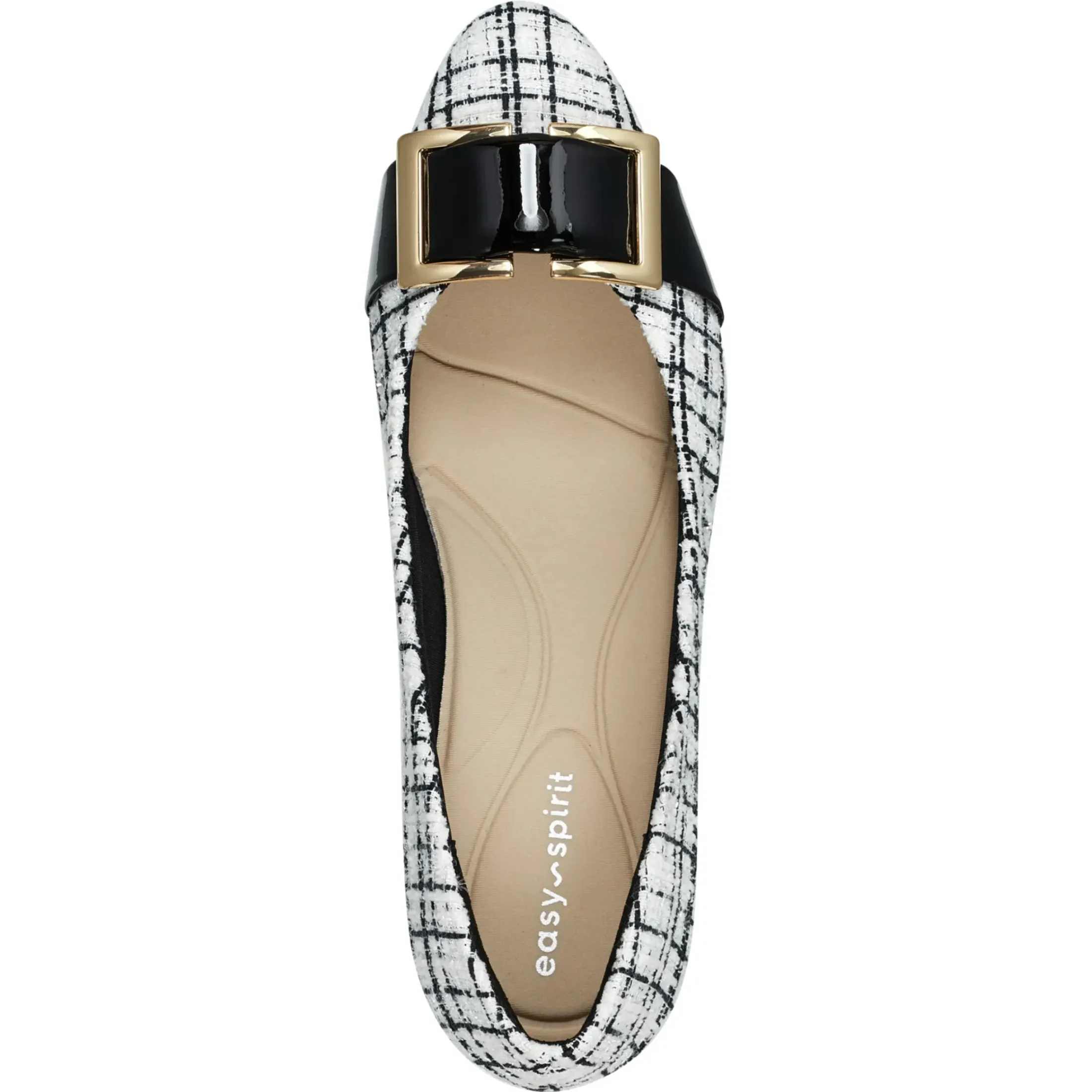 Mid Heels|eFlex>Easy Spirit Cheryl Dress Pumps Ivory Leather