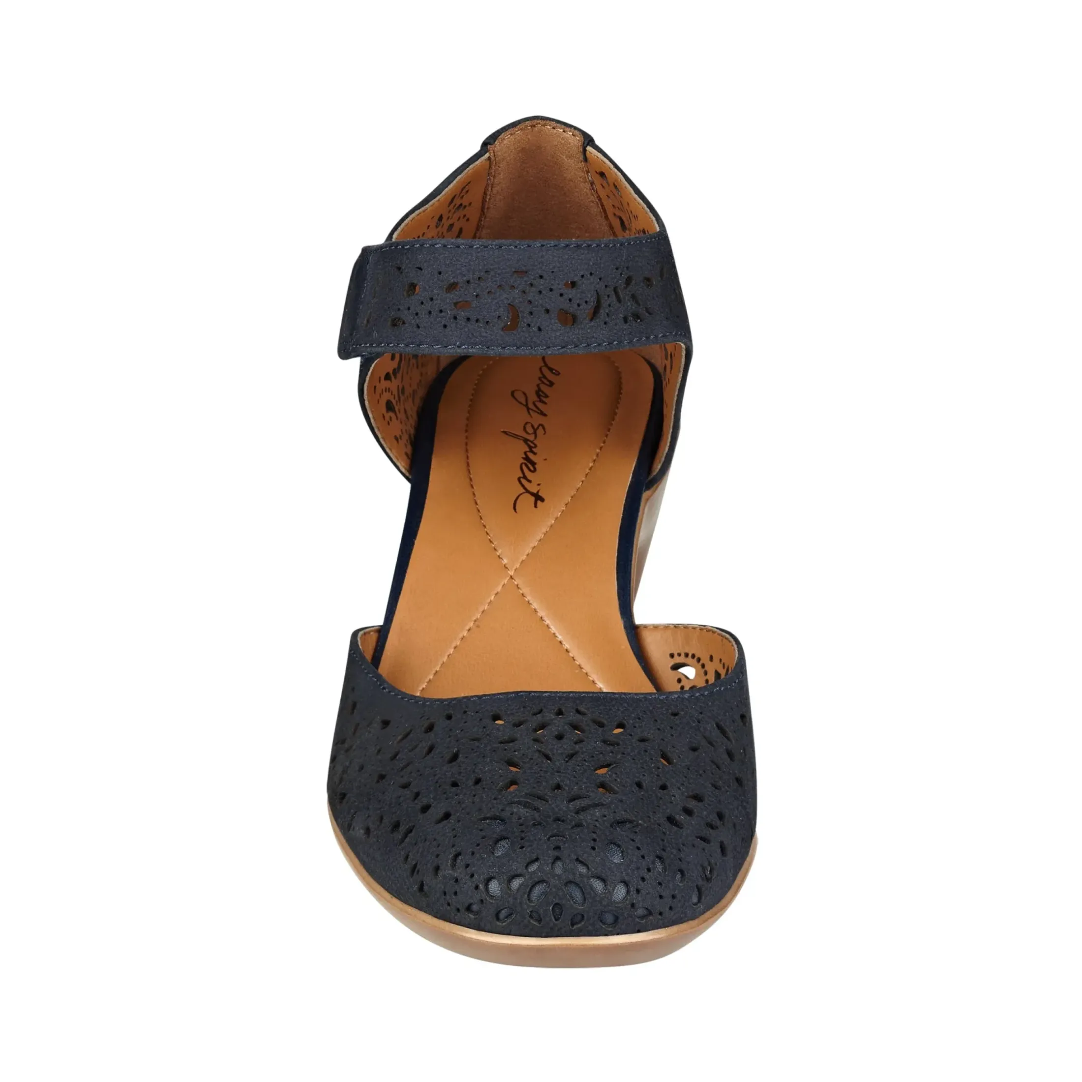 Cindie Mary Jane Heels|Mid Heels>Easy Spirit Cindie Mary Jane Heels Bright Navy