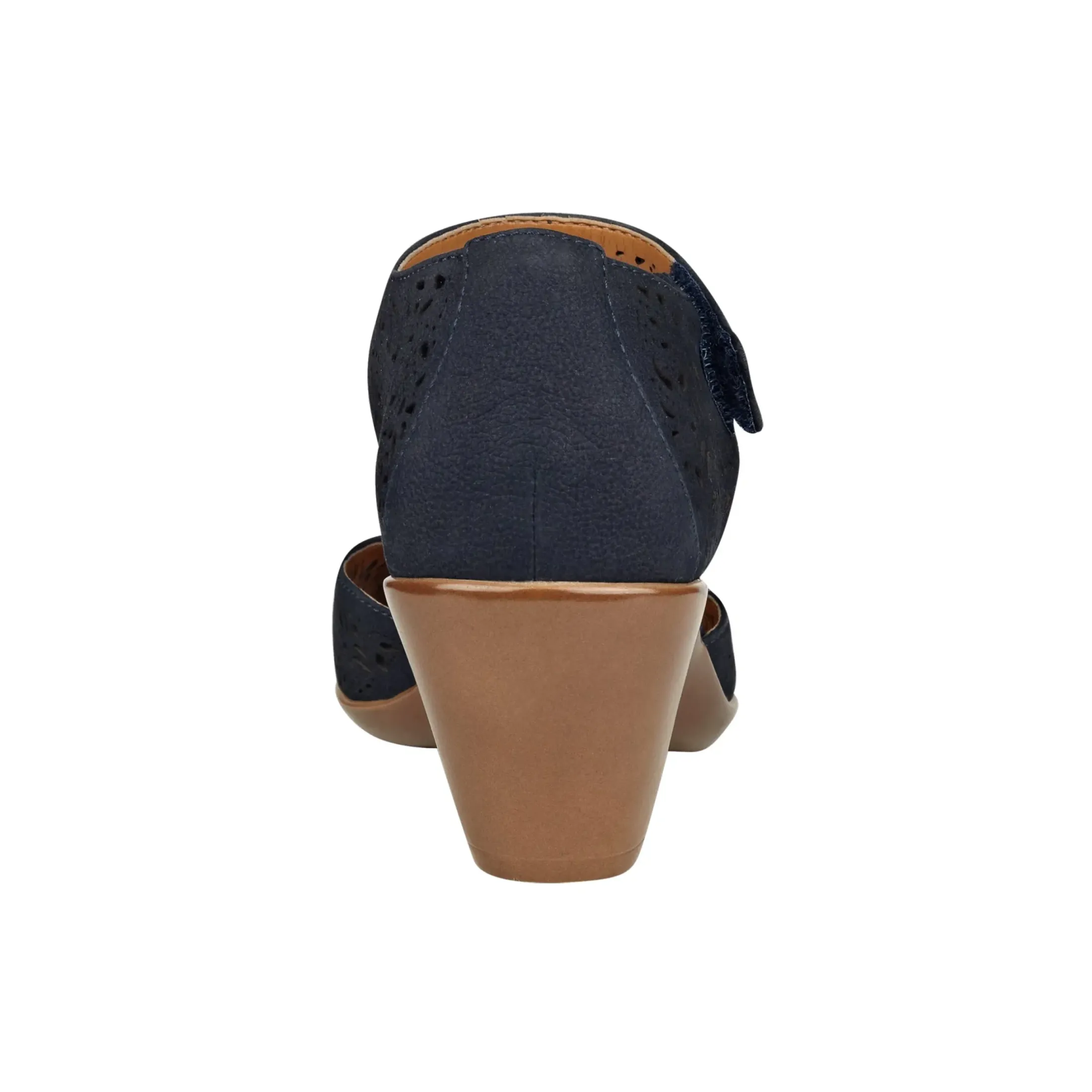 Cindie Mary Jane Heels|Mid Heels>Easy Spirit Cindie Mary Jane Heels Bright Navy