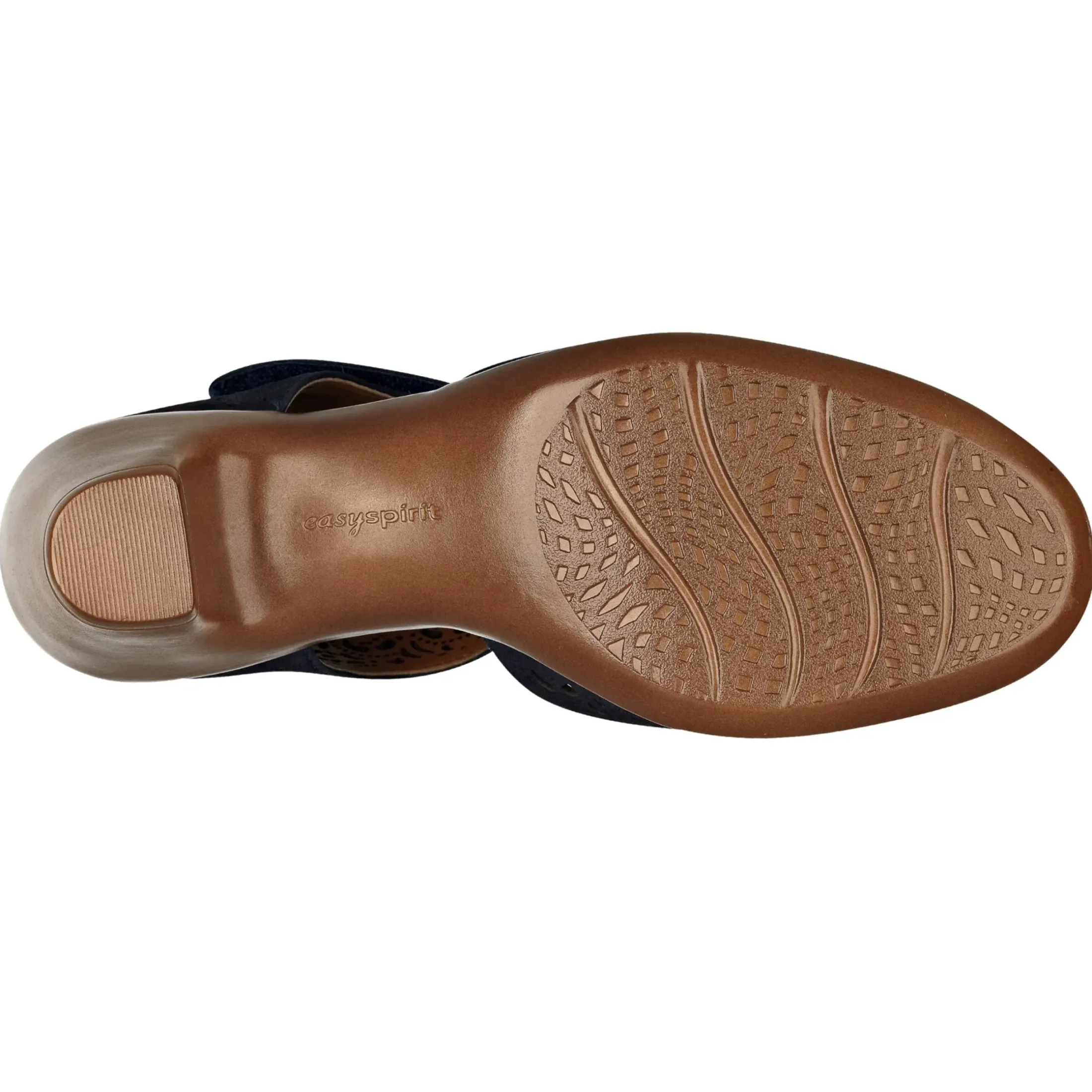 Cindie Mary Jane Heels|Mid Heels>Easy Spirit Cindie Mary Jane Heels Bright Navy