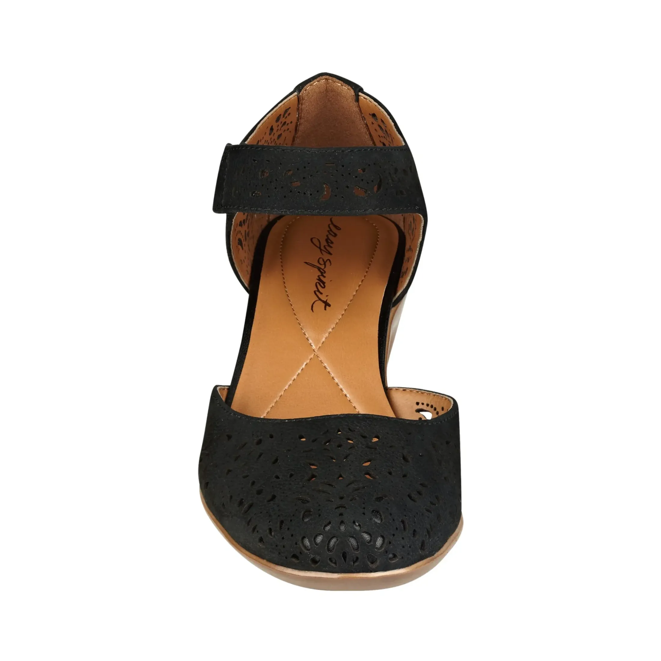 Cindie Mary Jane Heels|Mid Heels>Easy Spirit Cindie Mary Jane Heels Black