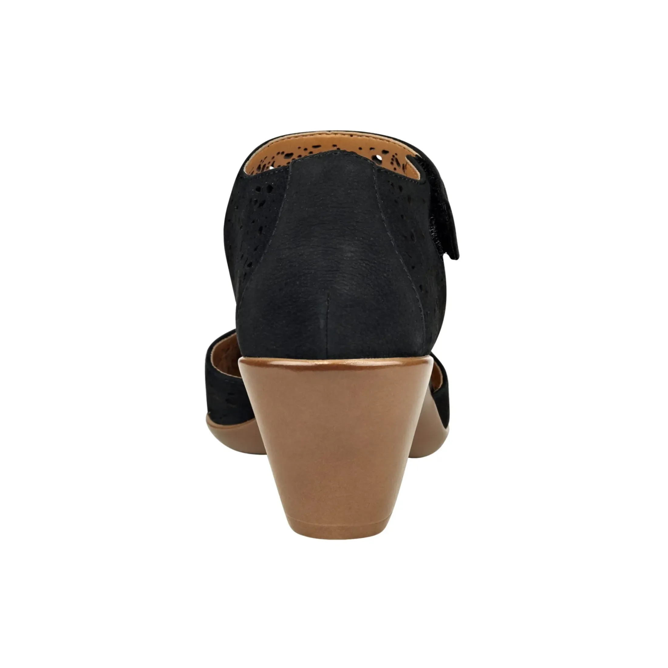 Cindie Mary Jane Heels|Mid Heels>Easy Spirit Cindie Mary Jane Heels Black