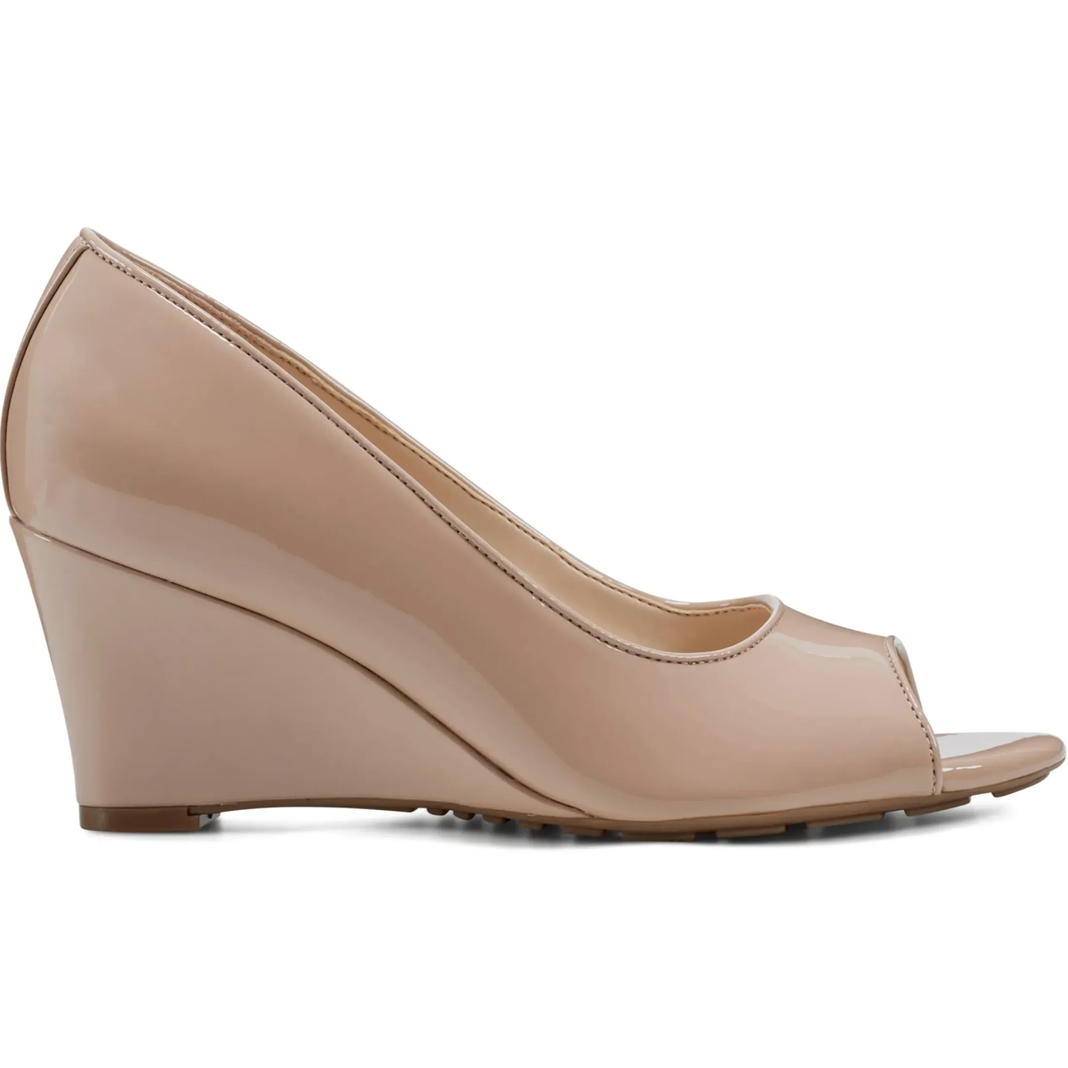 Wedges|Wedges>Easy Spirit Coleen Peep Toe Wedges Natural
