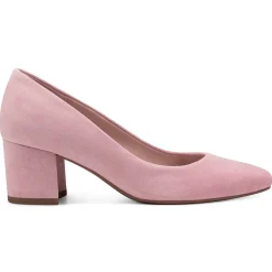 Cosma Pumps|Mid Heels>Easy Spirit Cosma Pumps Light Pink Suede