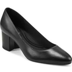 Cosma Pumps|Mid Heels>Easy Spirit Cosma Pumps Black Leather