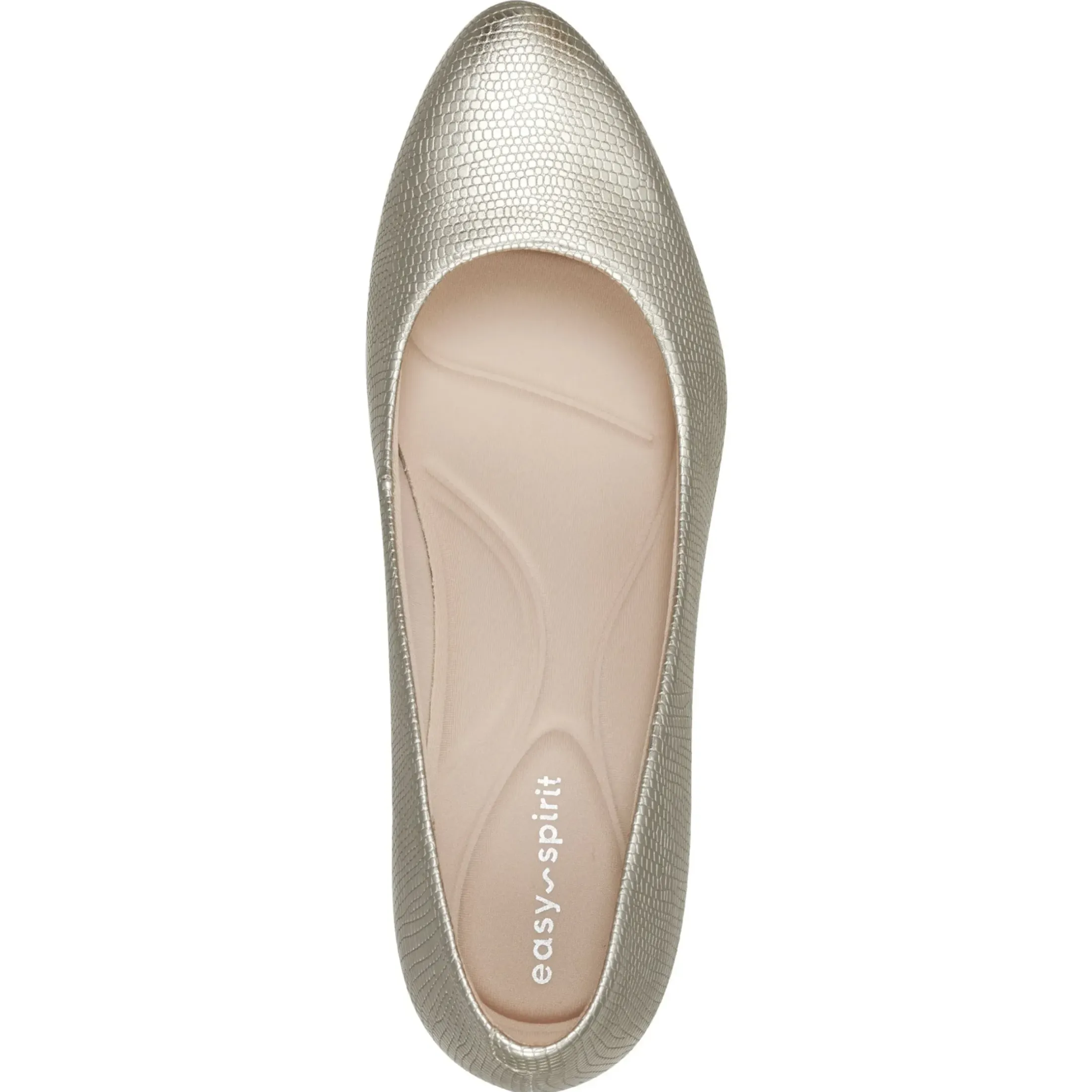 Cosma Pumps|Mid Heels>Easy Spirit Cosma Pumps Gold Lizard Print