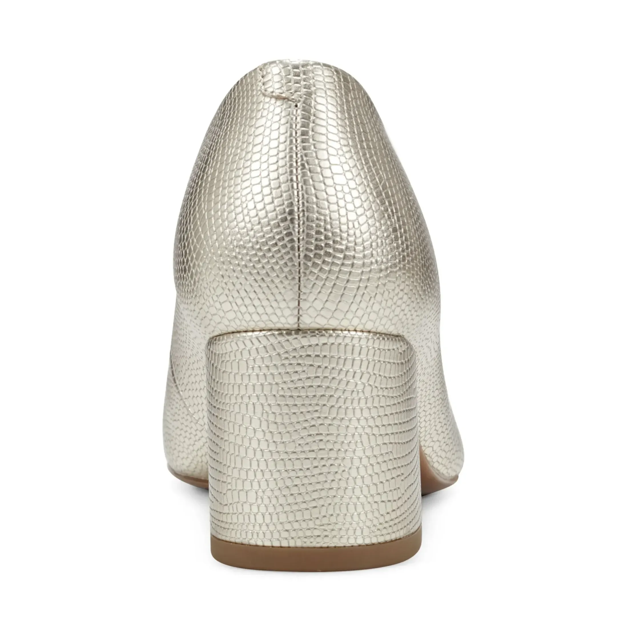 Cosma Pumps|Mid Heels>Easy Spirit Cosma Pumps Gold Lizard Print