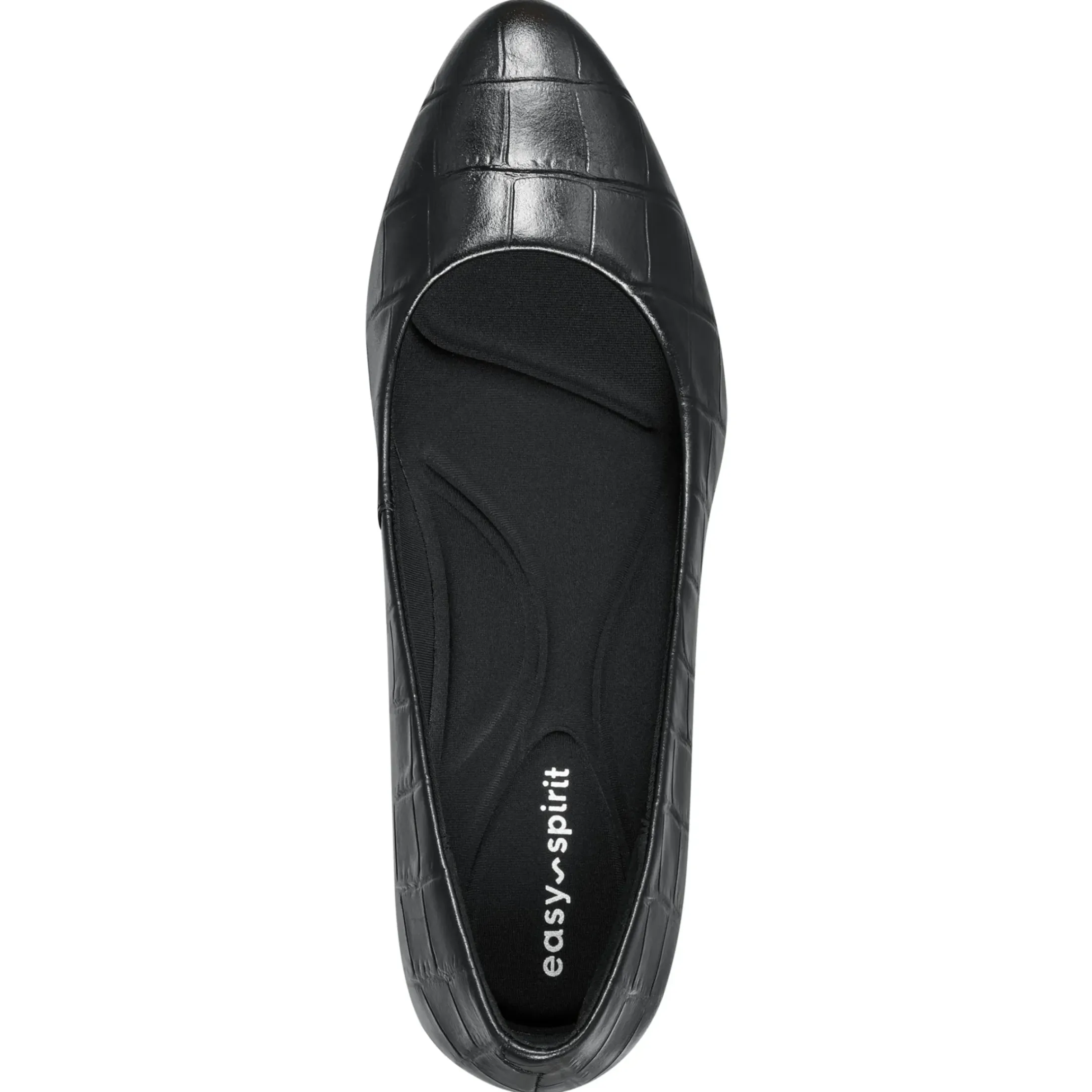Cosma Pumps|Mid Heels>Easy Spirit Cosma Pumps Black Croco Print
