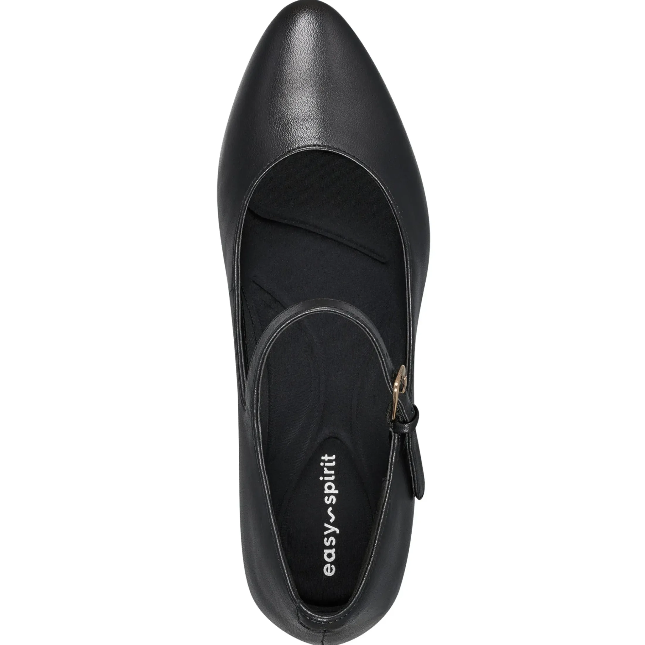 Mid Heels|eFlex>Easy Spirit Cyra Mary Jane Dress Pumps Black Leather