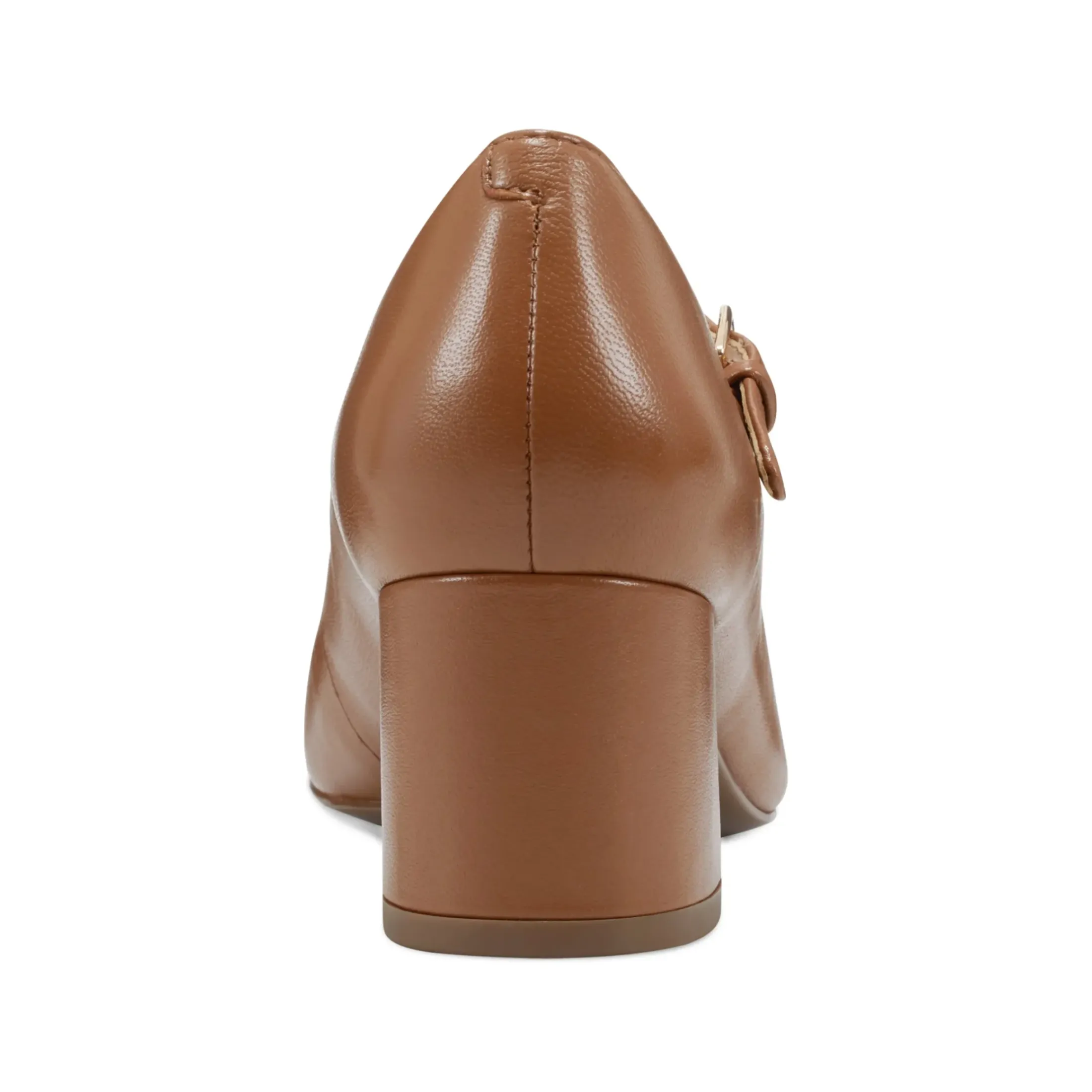 Mid Heels|eFlex>Easy Spirit Cyra Mary Jane Dress Pumps Brown Leather