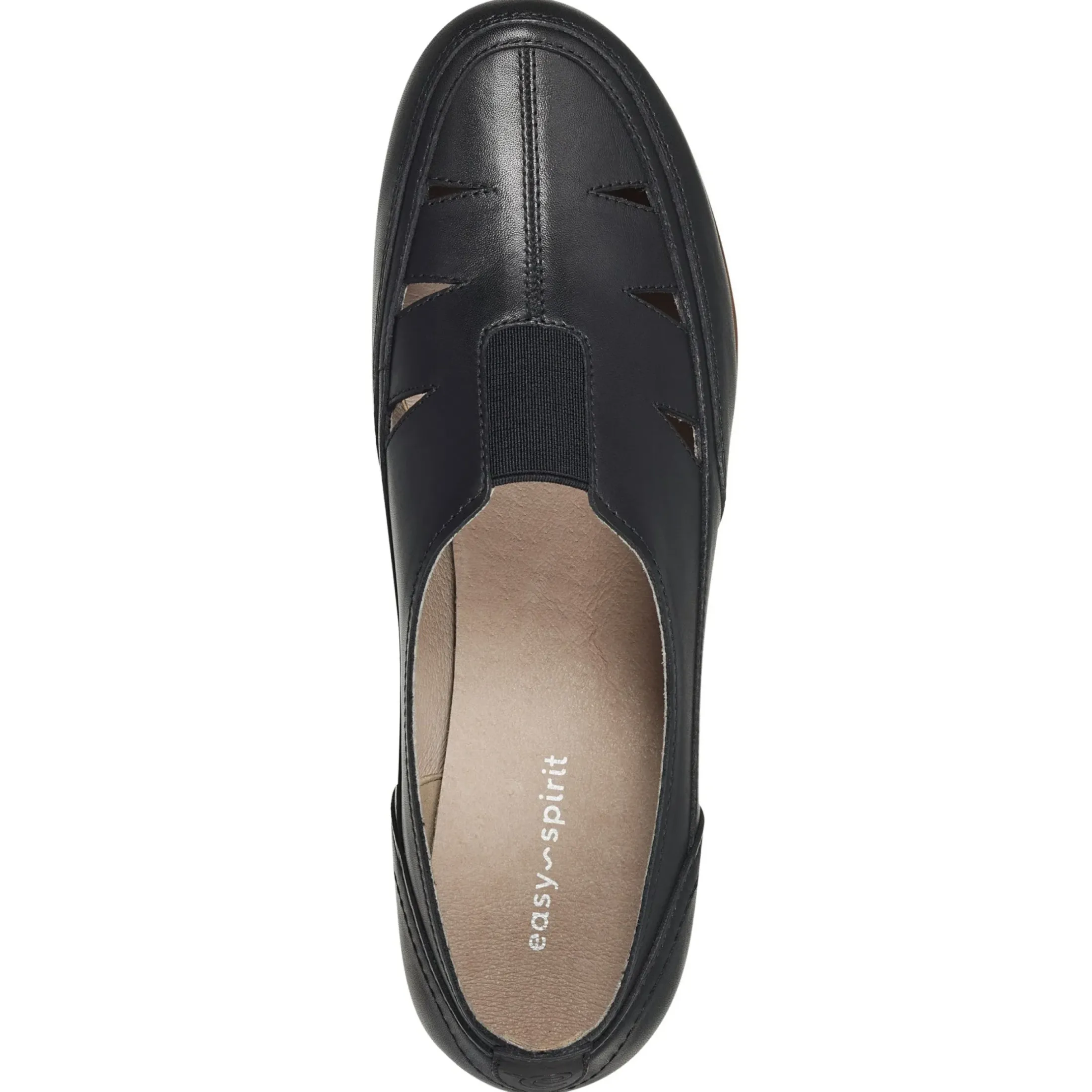 Mules|Mules>Easy Spirit Daisie Casual Slip On Shoes Black Leather