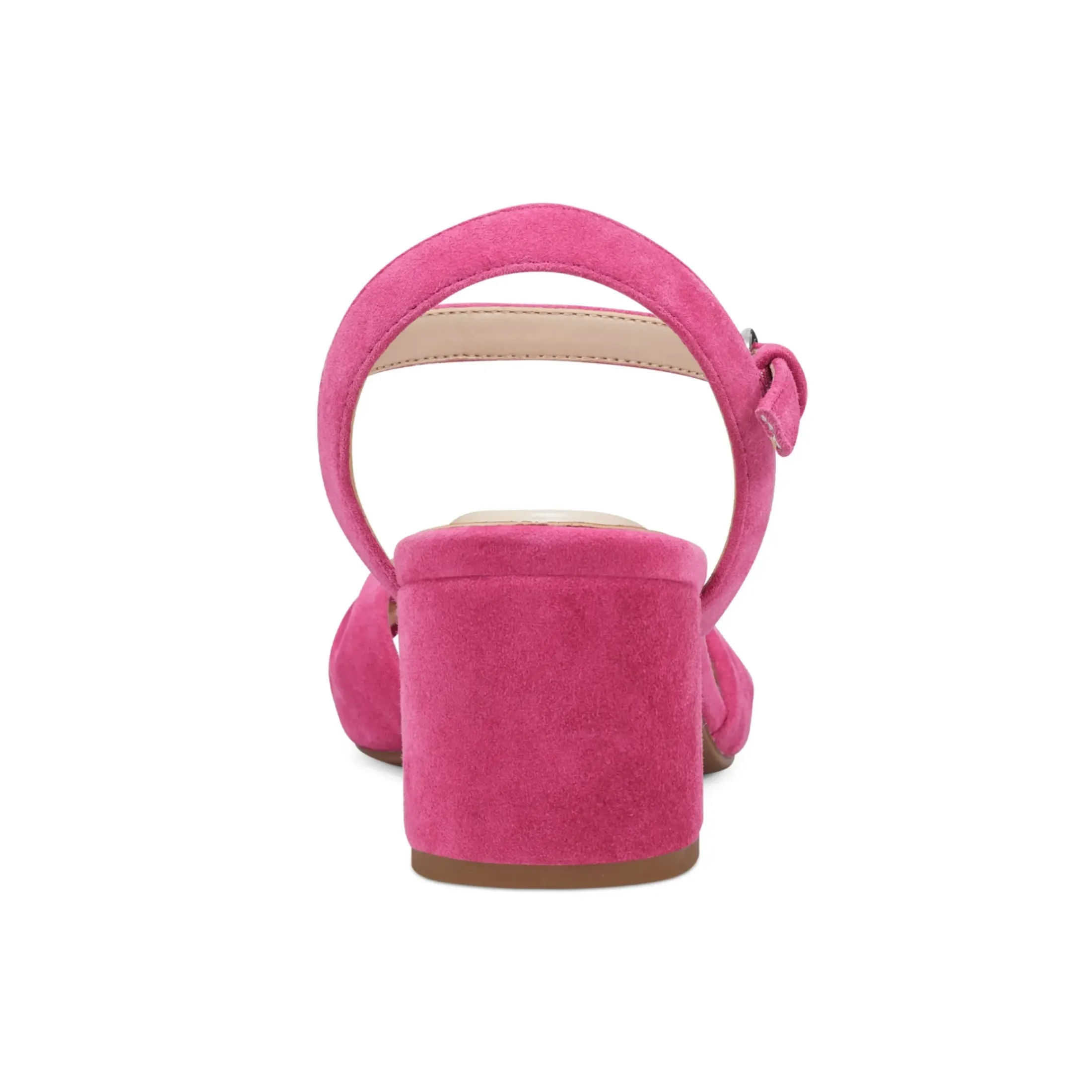 eFlex|eFlex>Easy Spirit Danica Heeled Sandals Dark Pink Suede