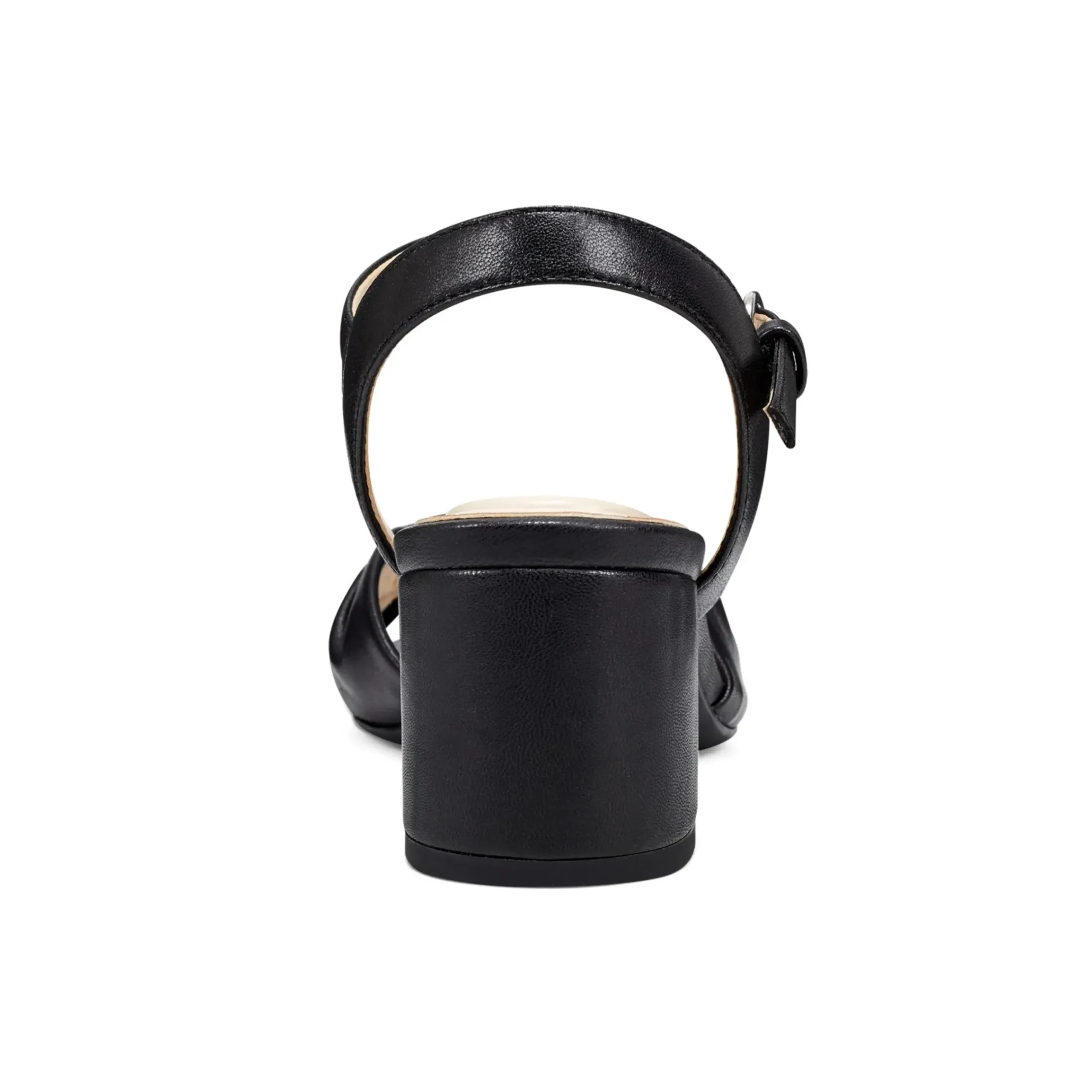 eFlex|eFlex>Easy Spirit Danica Heeled Sandals Black Leather