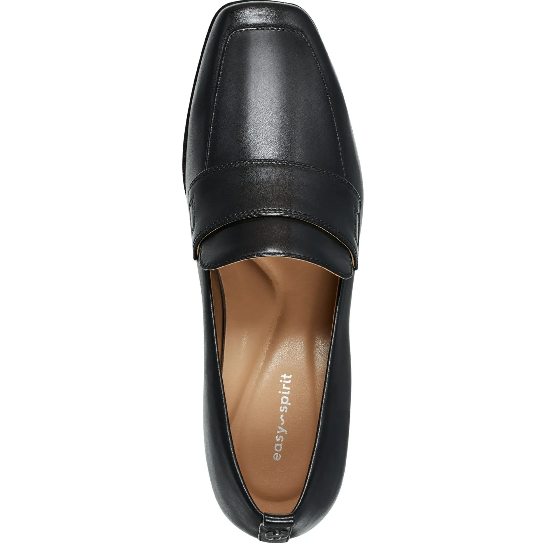 eFlex|eFlex>Easy Spirit Darlene Dress Loafers Black Leather