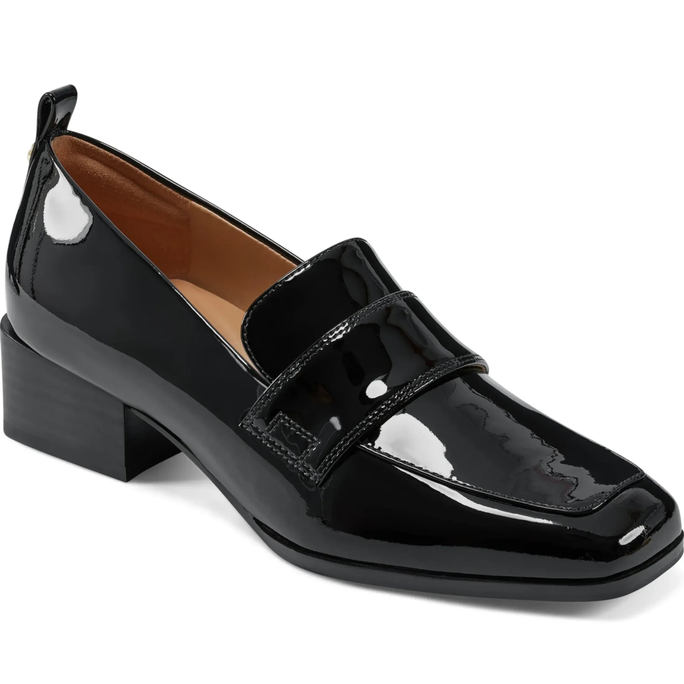 eFlex|eFlex>Easy Spirit Darlene Dress Loafers Black Patent Leather