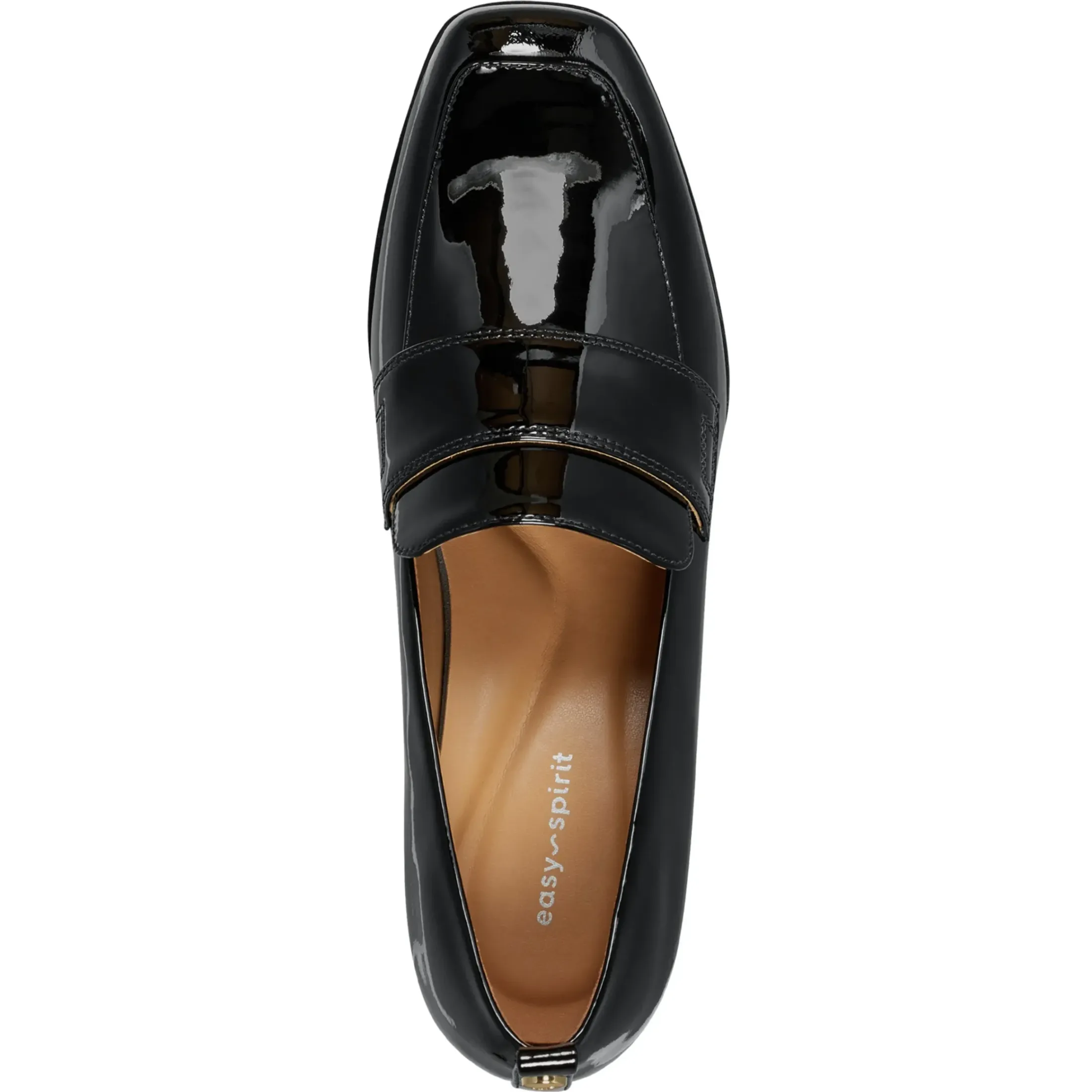 eFlex|eFlex>Easy Spirit Darlene Dress Loafers Black Patent Leather