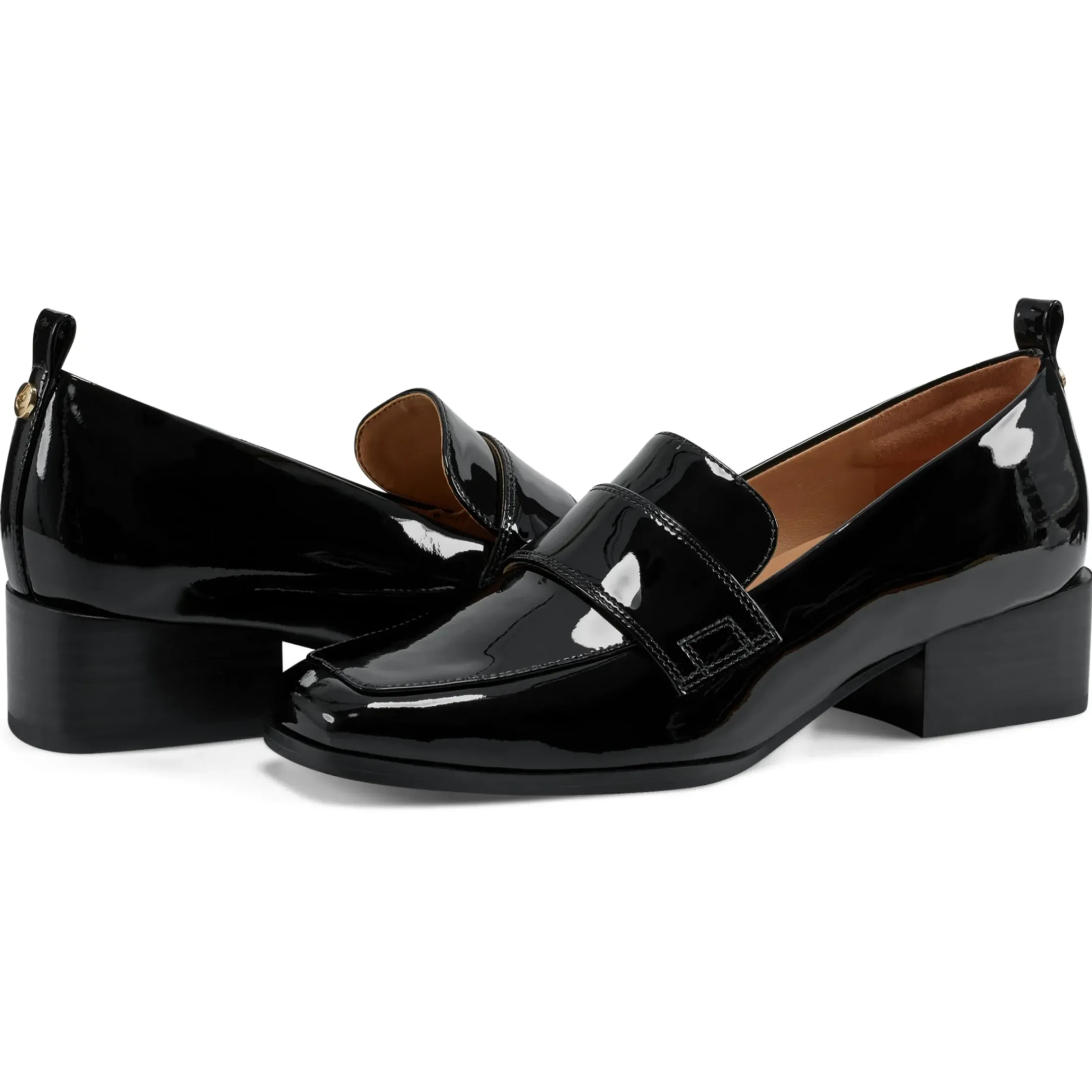 eFlex|eFlex>Easy Spirit Darlene Dress Loafers Black Patent Leather