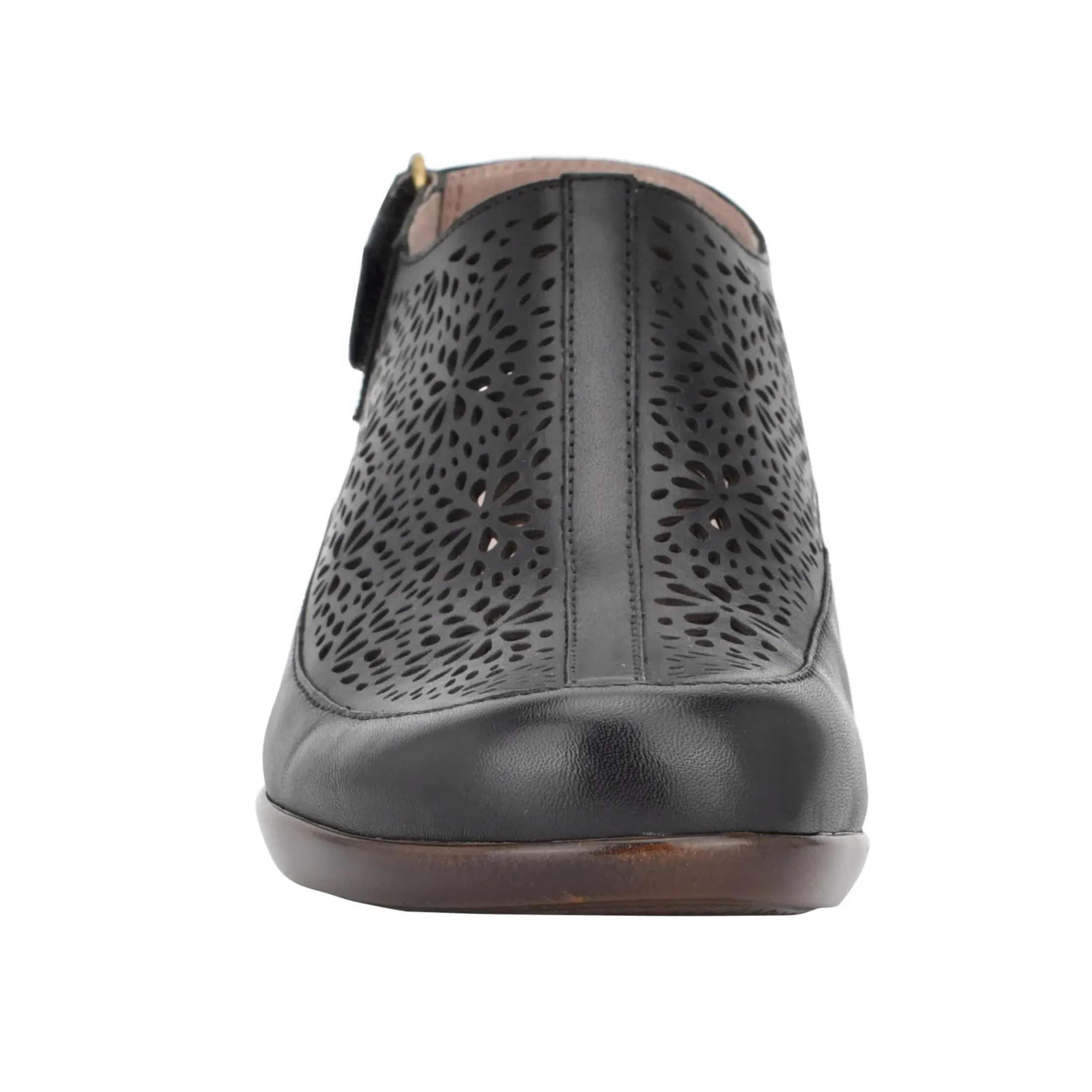 Mules|Mules>Easy Spirit Dawn Casual Slingback Shoes Black Leather