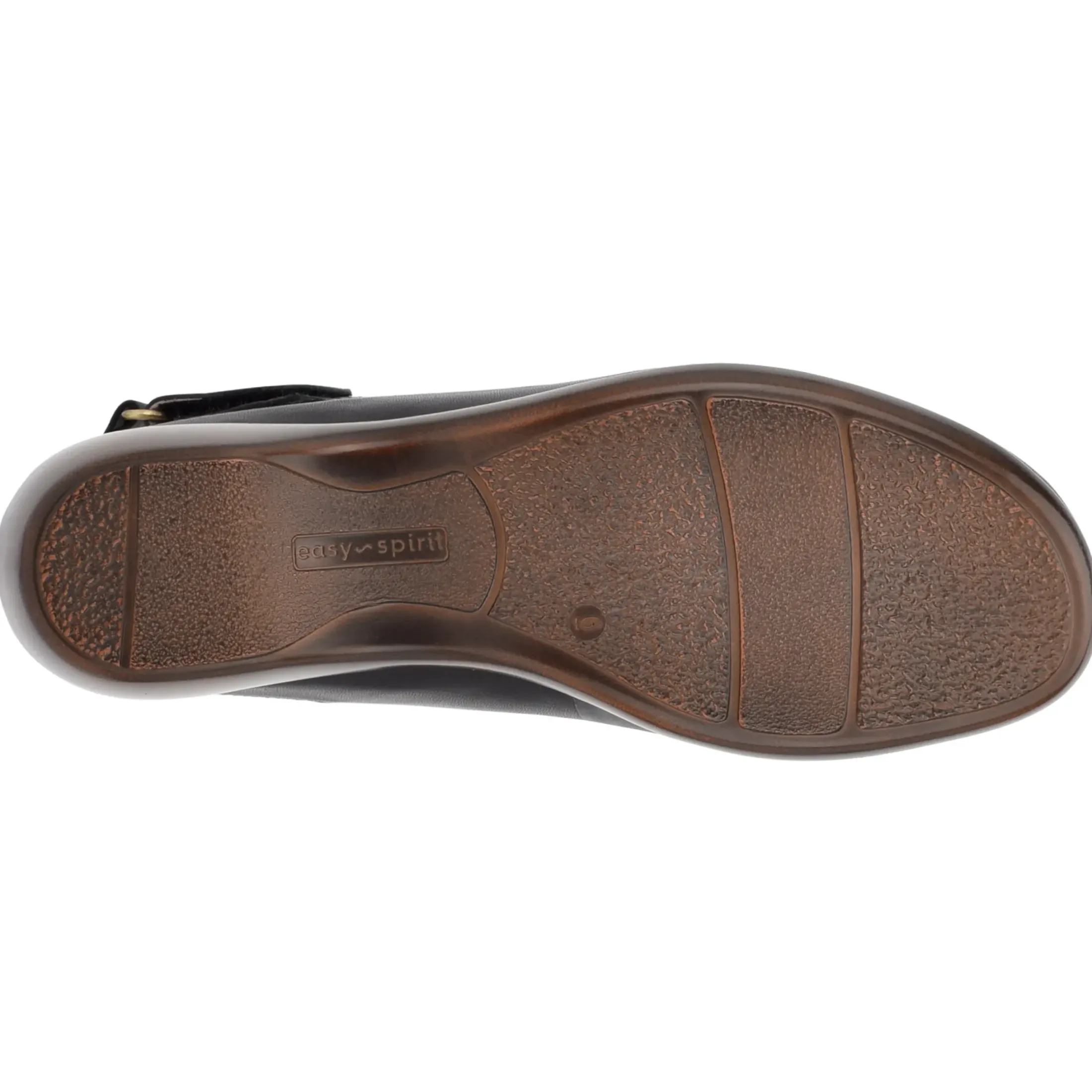 Mules|Mules>Easy Spirit Dawn Casual Slingback Shoes Black Leather