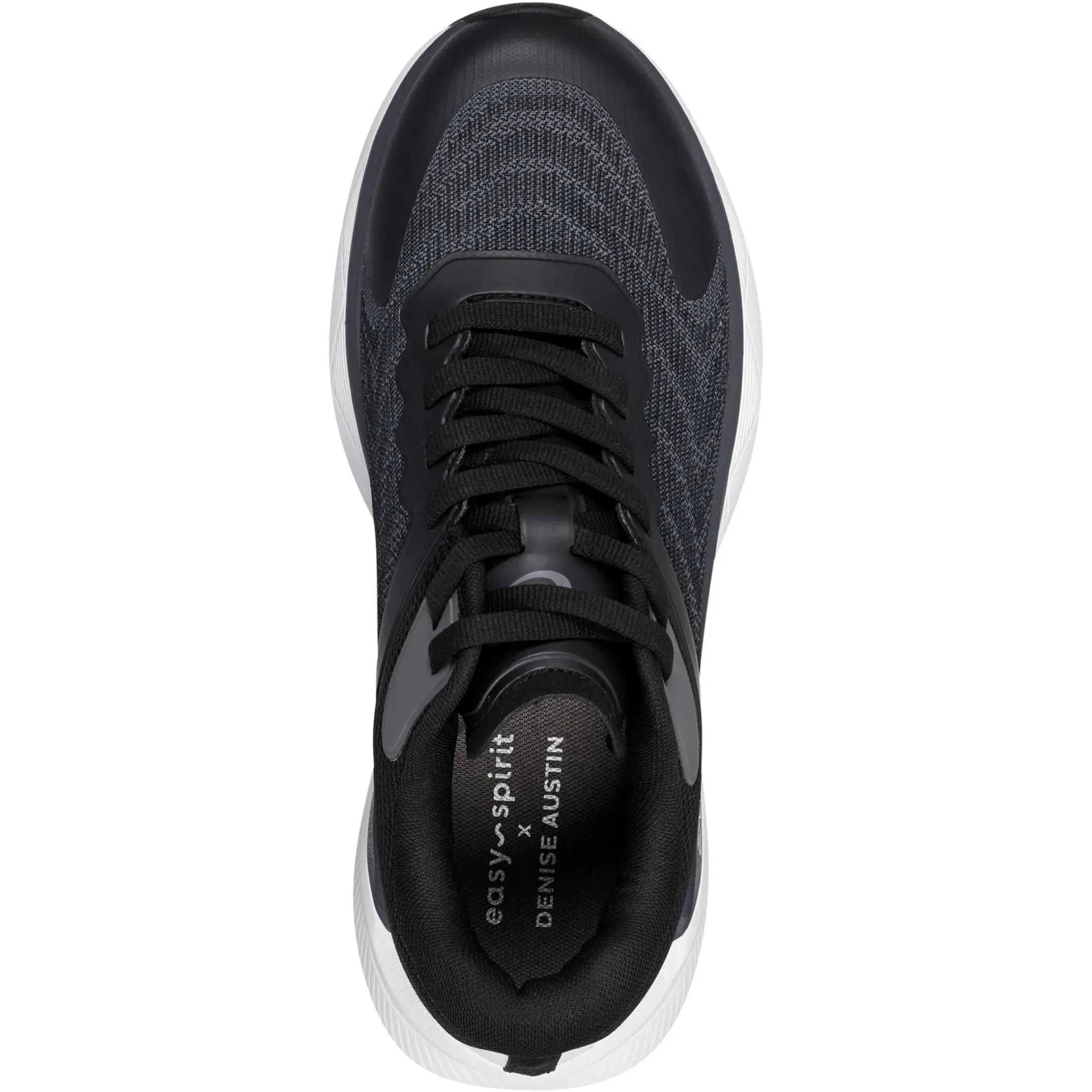 eMove>Easy Spirit Denise Austin Flyght EMOVE Walking Shoes Black/White
