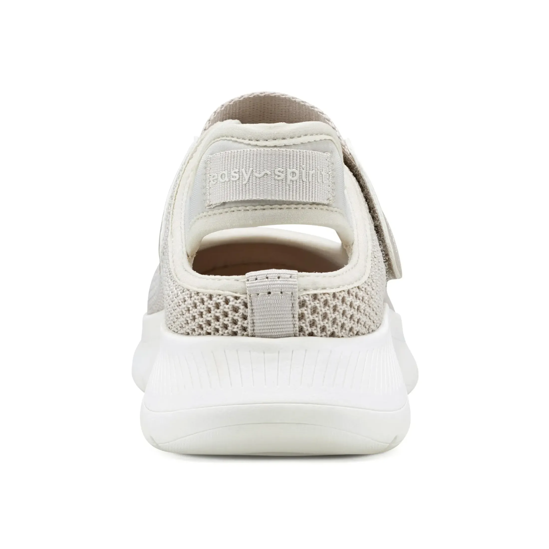 Slip Ons|Slip Ons>Easy Spirit Denise Austin Pheba Casual Mary Janes Silver Metallic Knit