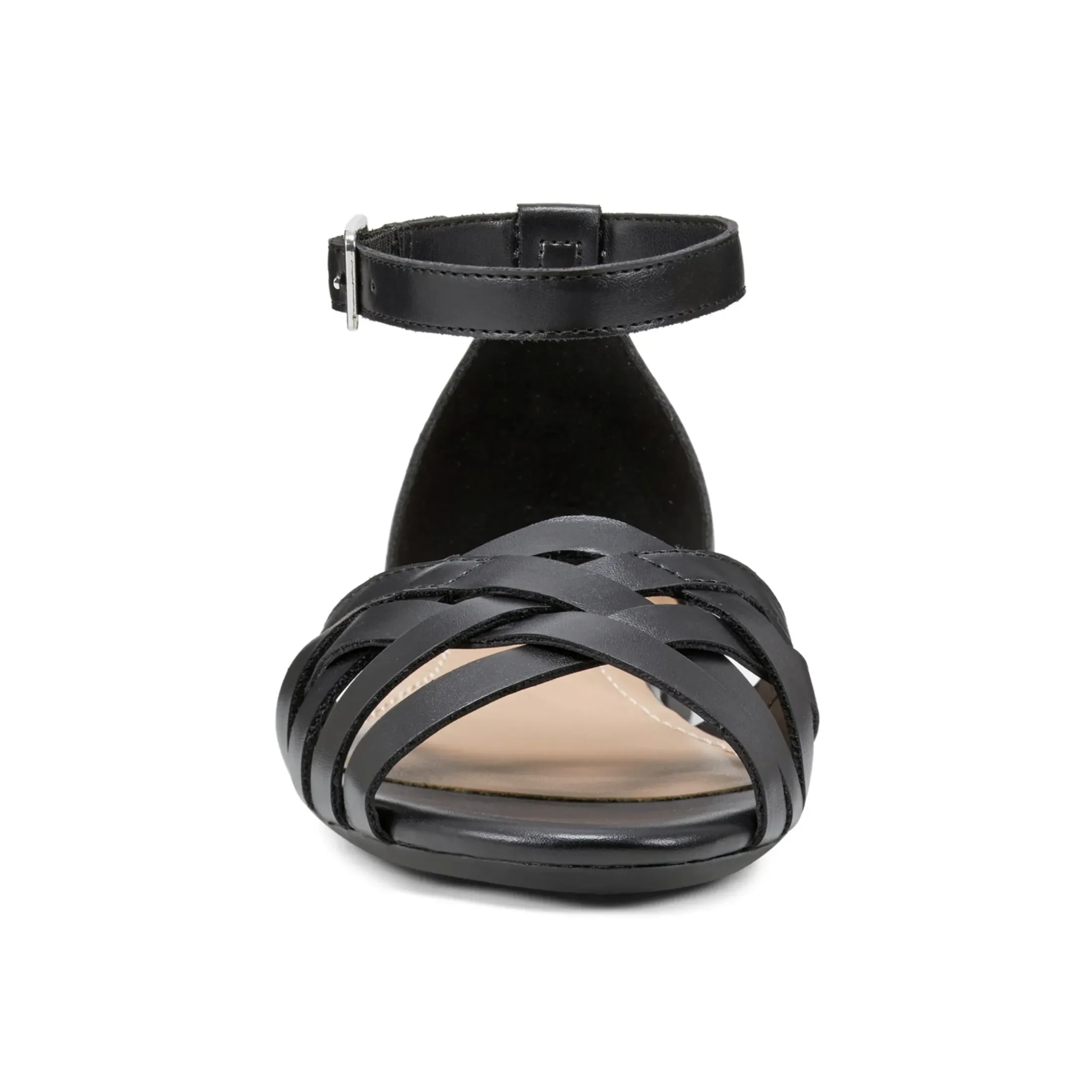 Casual|Sandals>Easy Spirit Dorothy Flat Sandals Black