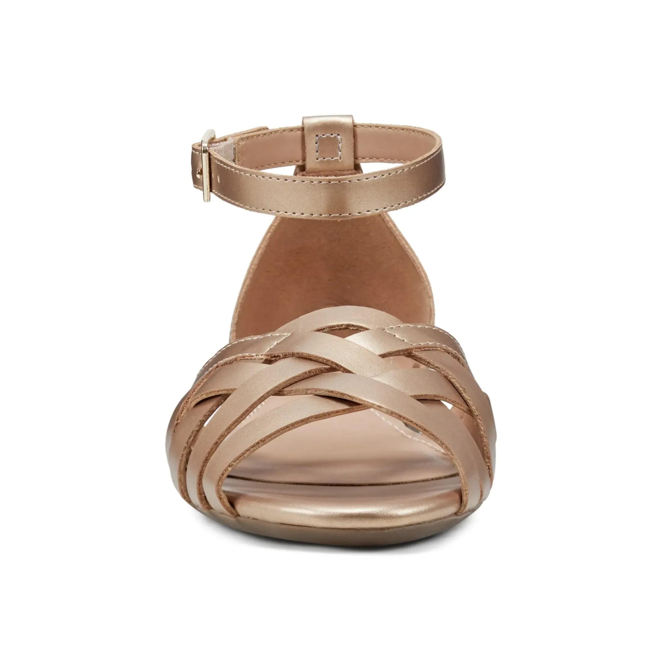 Casual|Sandals>Easy Spirit Dorothy Flat Sandals Gold