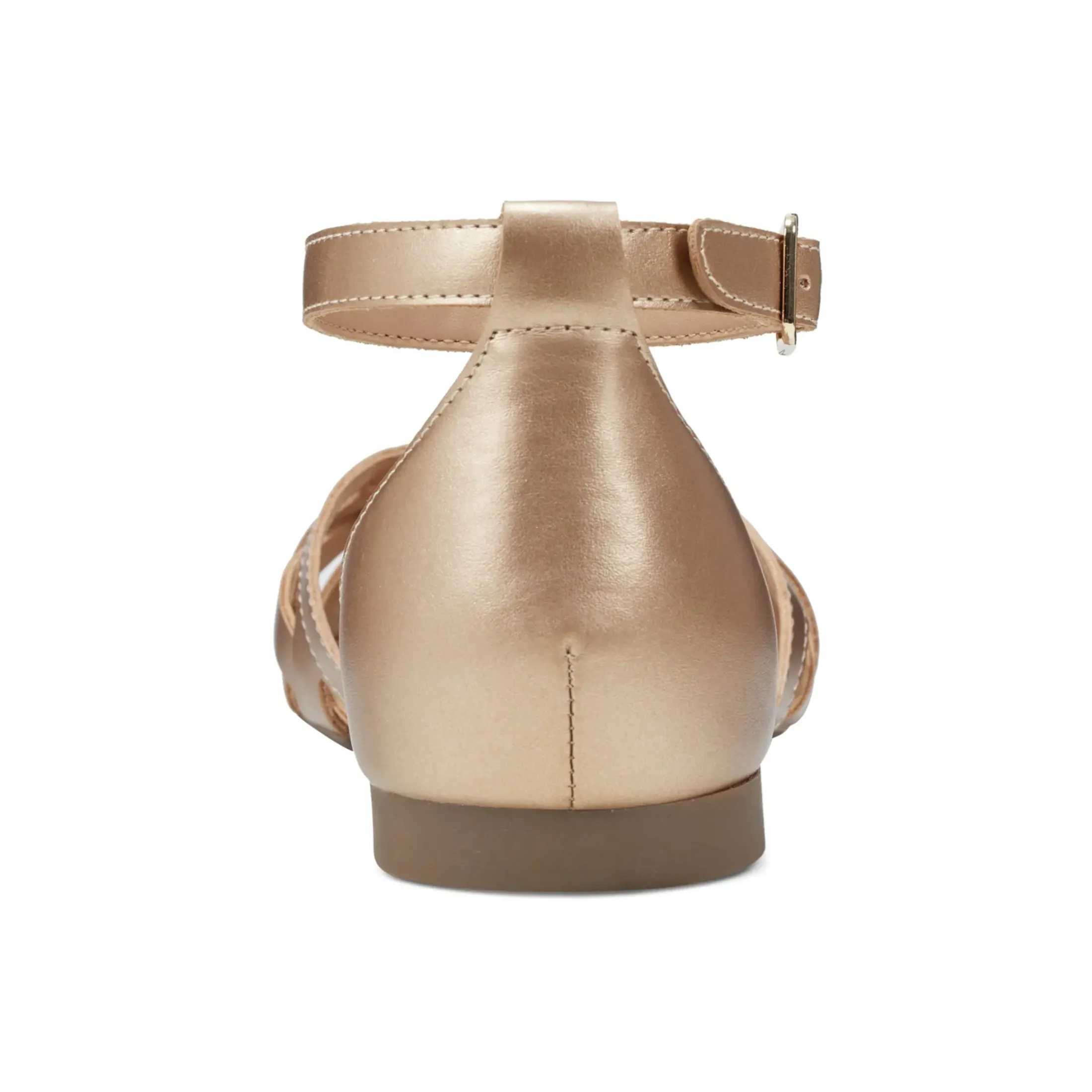Casual|Sandals>Easy Spirit Dorothy Flat Sandals Gold