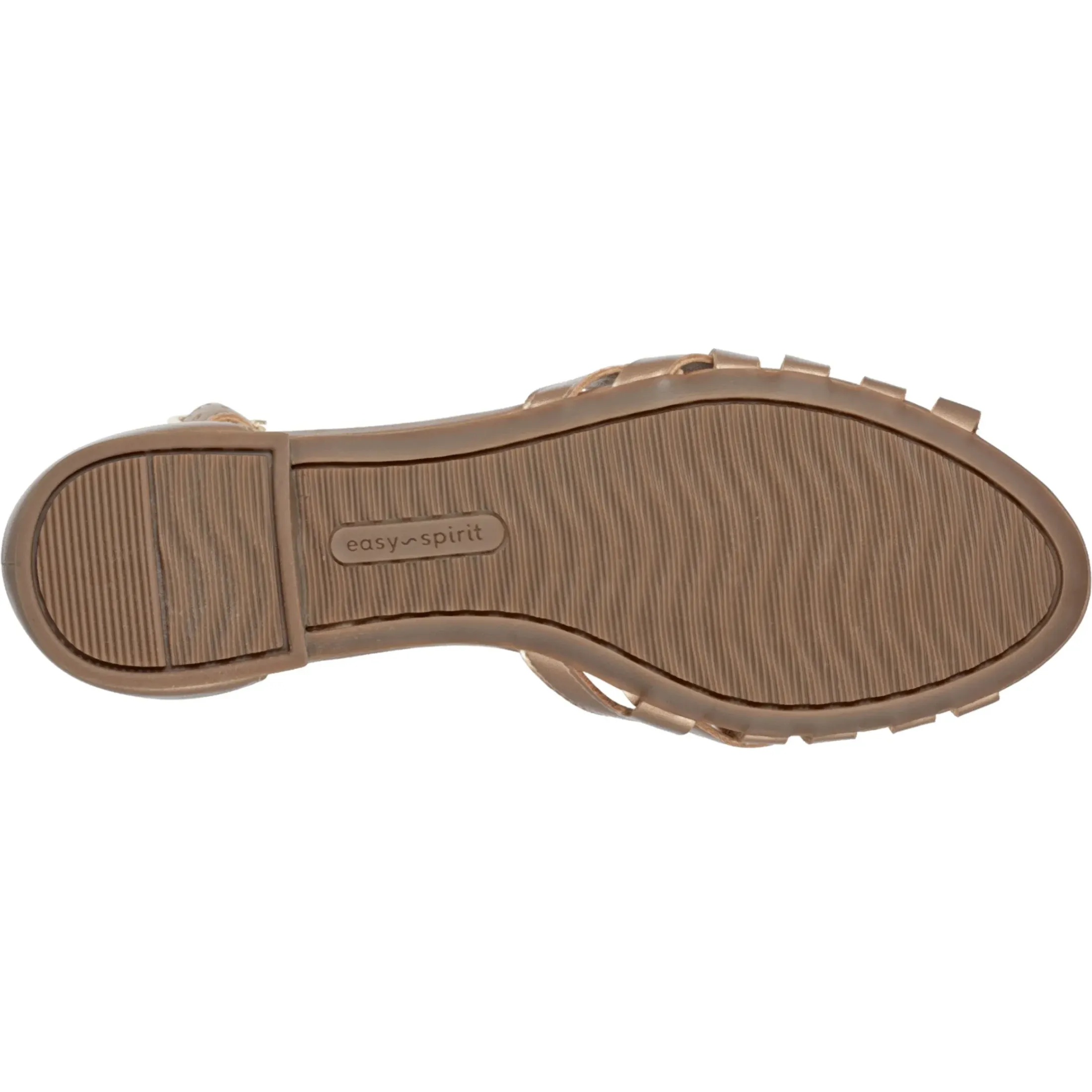 Casual|Sandals>Easy Spirit Dorothy Flat Sandals Gold