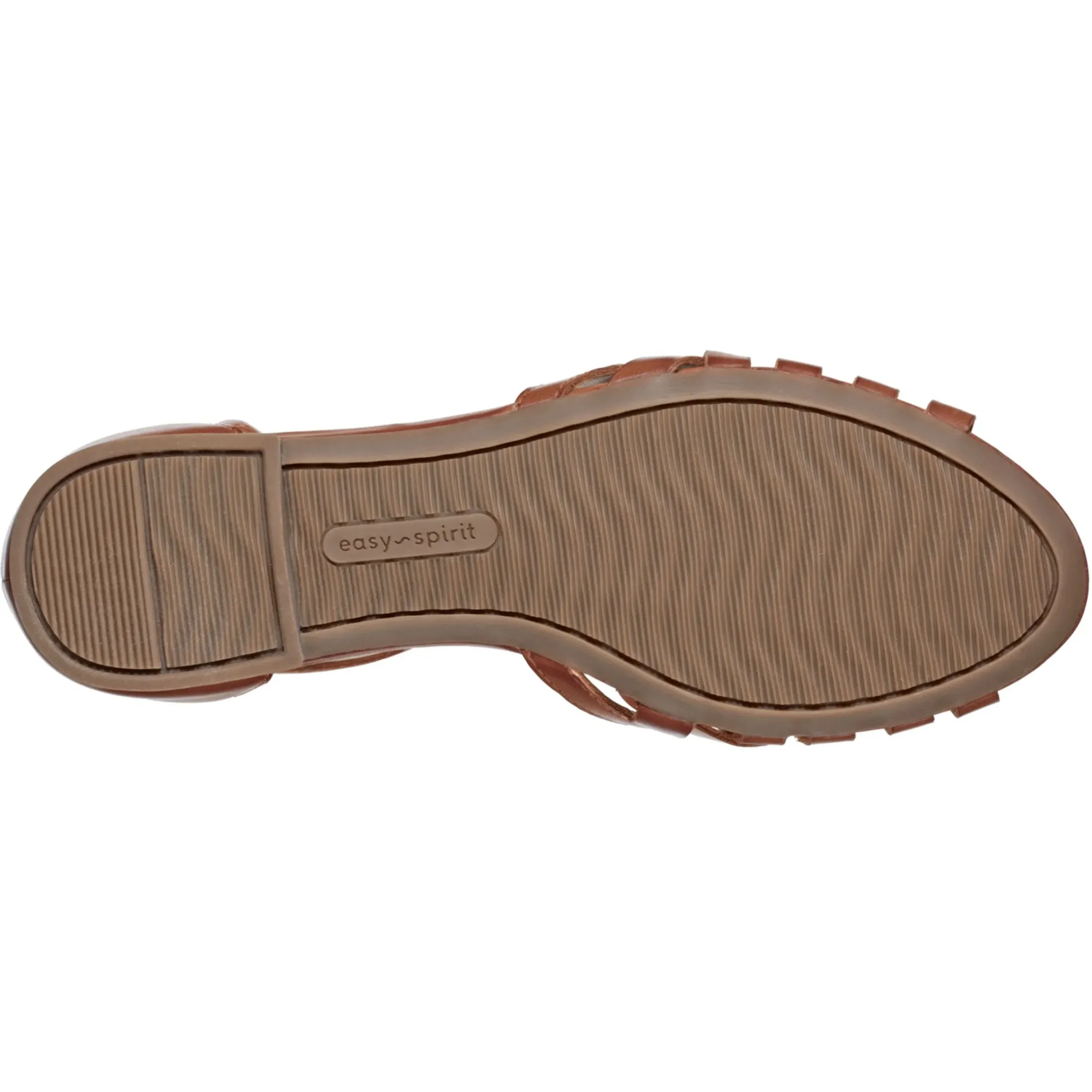 Casual|Sandals>Easy Spirit Dorothy Flat Sandals Brown