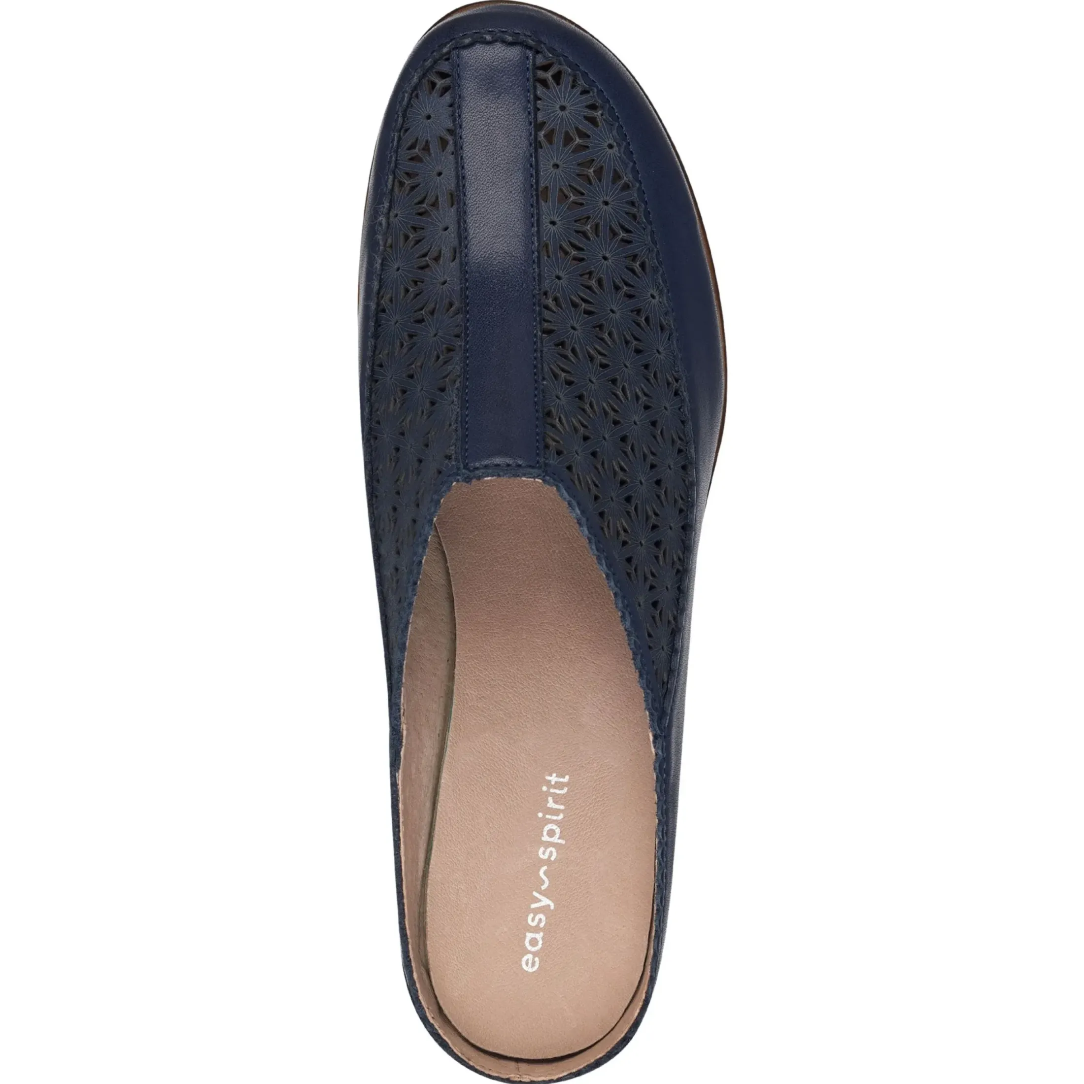 Mules|Mules>Easy Spirit Dusk Mule Clogs Navy Leather