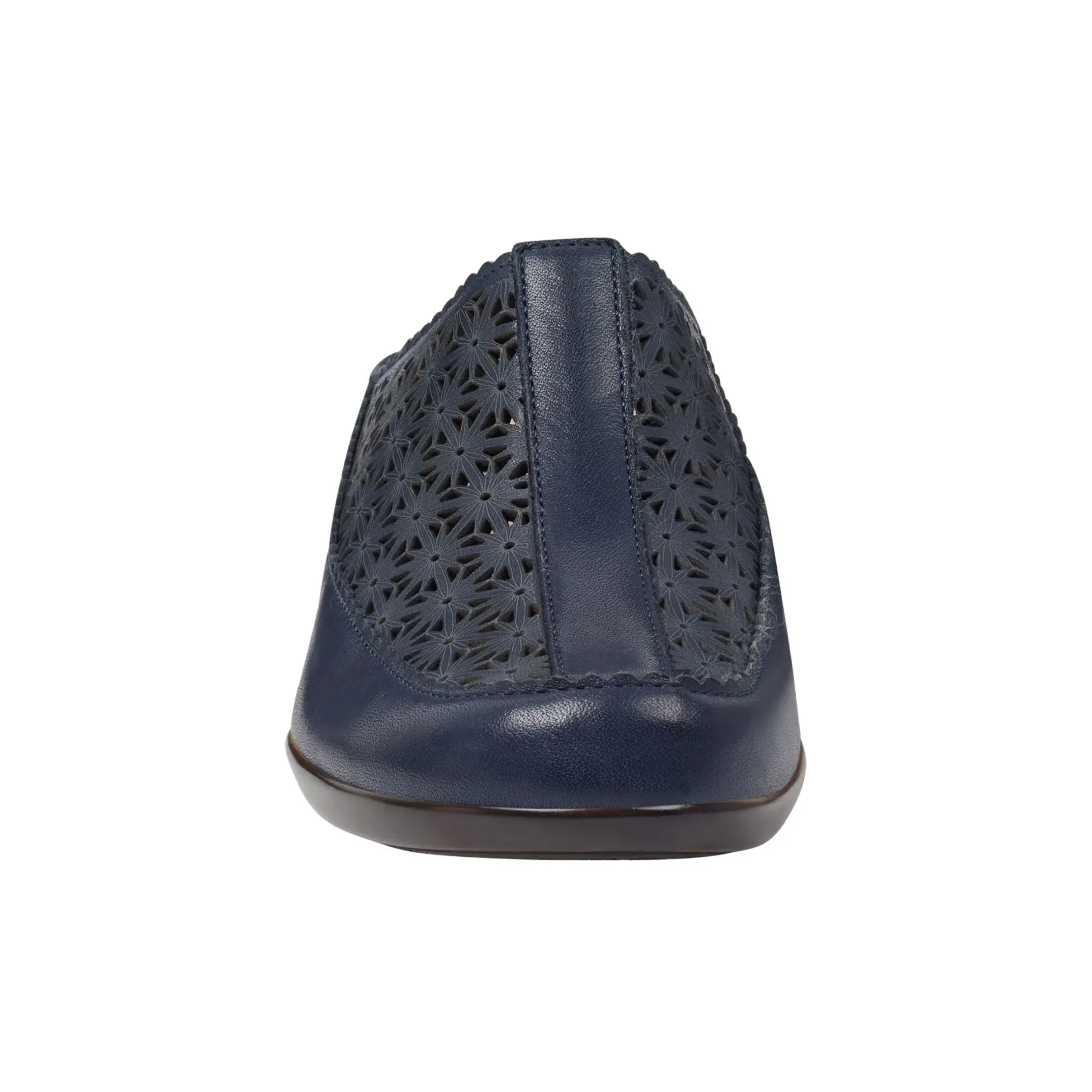 Mules|Mules>Easy Spirit Dusk Mule Clogs Navy Leather