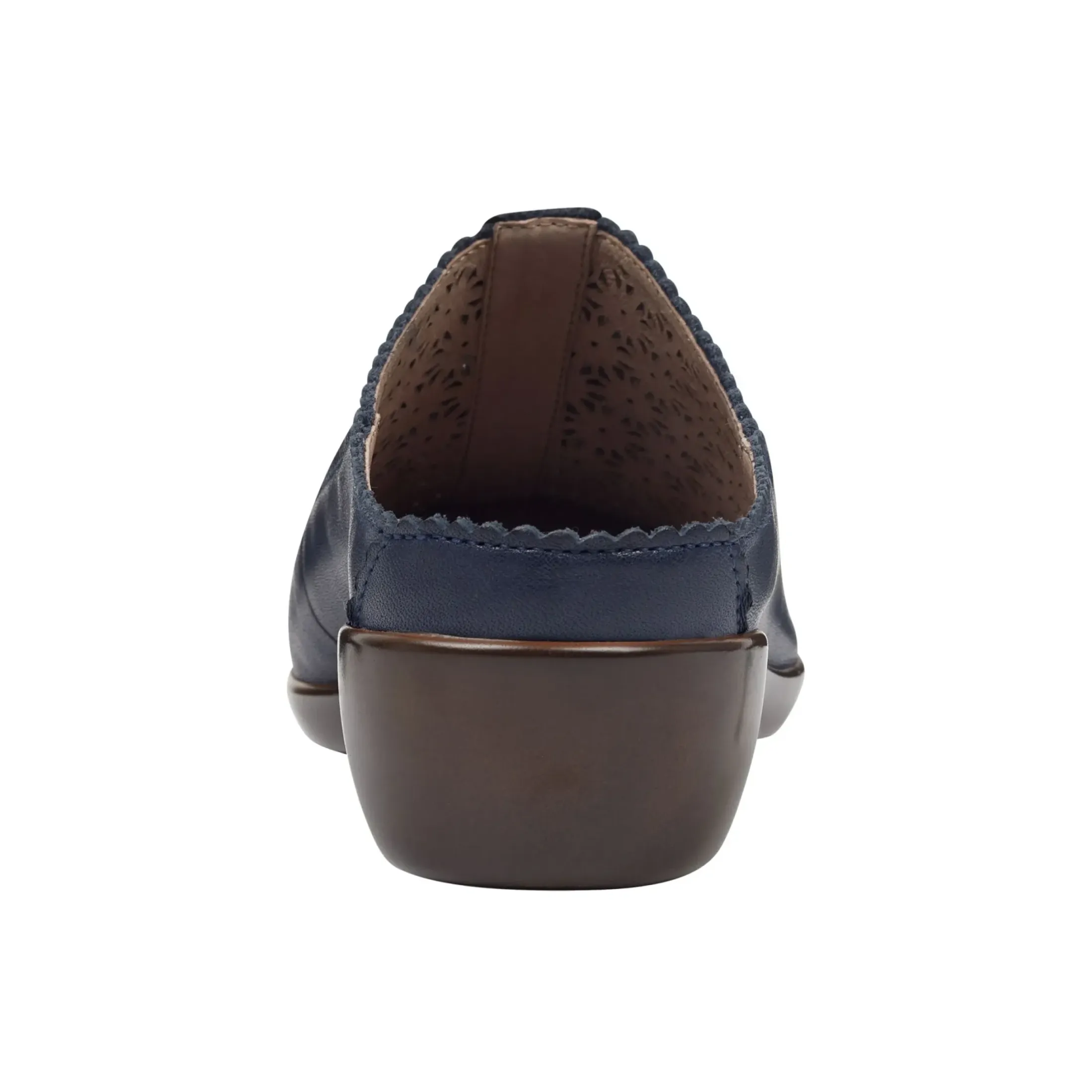 Mules|Mules>Easy Spirit Dusk Mule Clogs Navy Leather