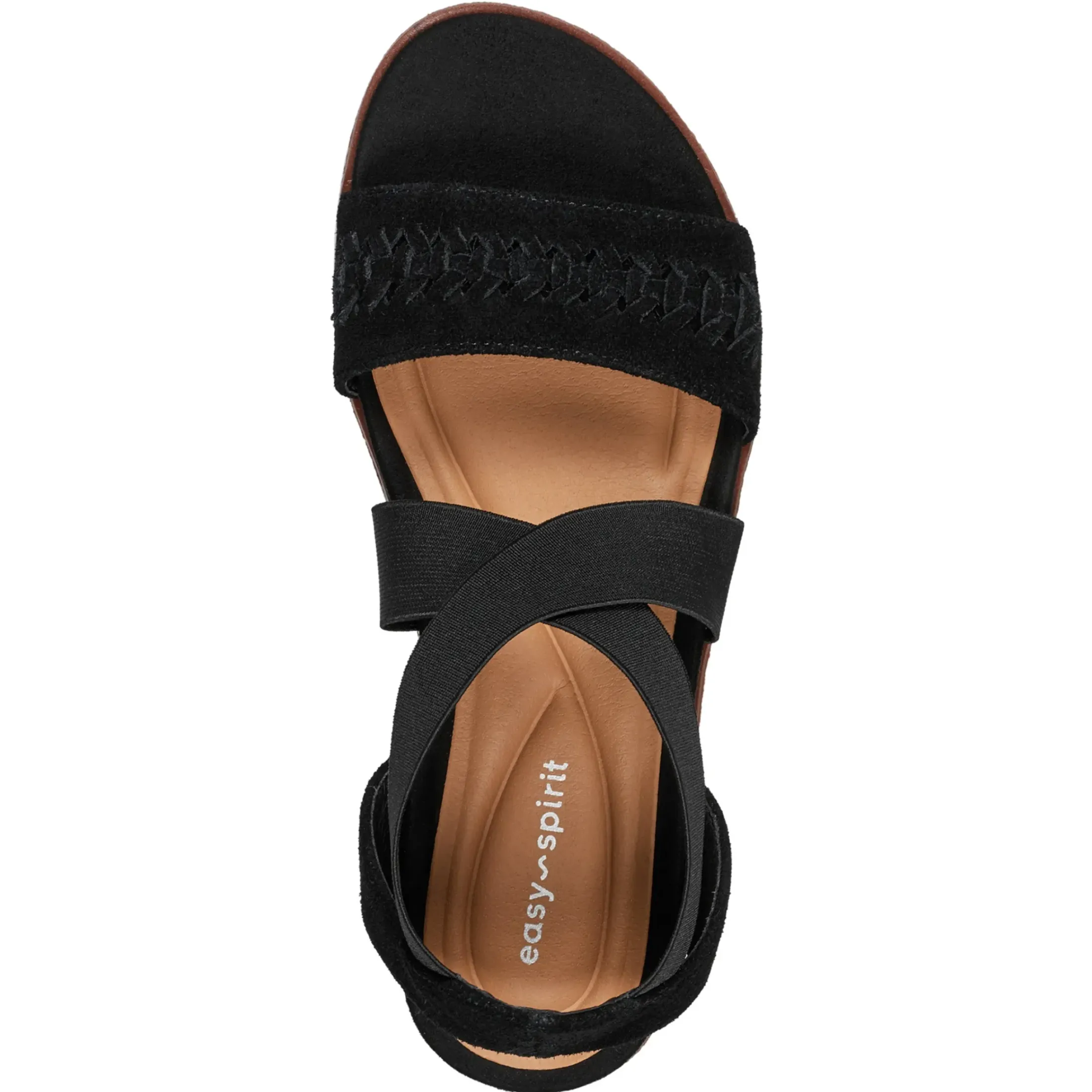 Casual|Flats>Easy Spirit Earla Casual Sandals Black