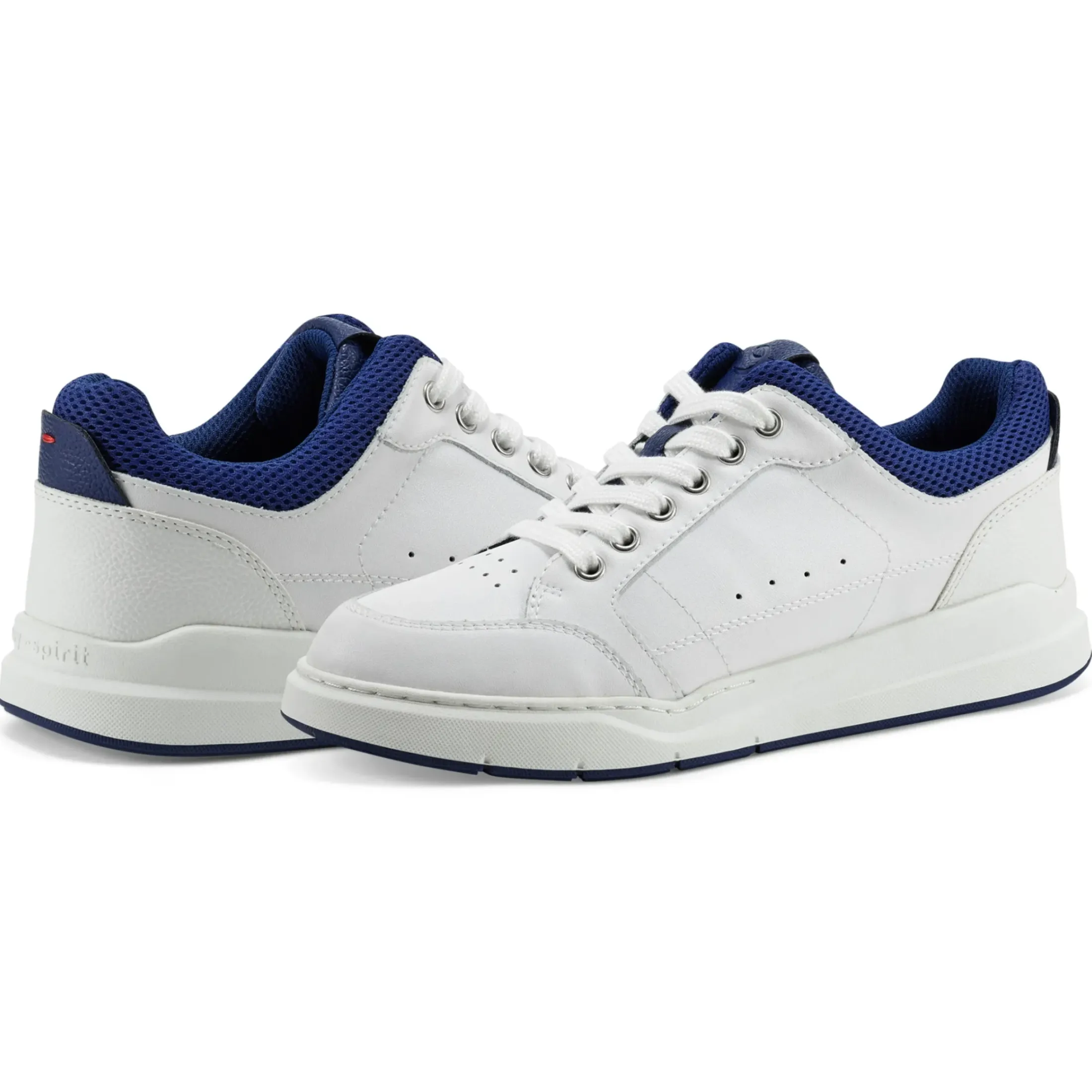 Sneakers|Sneakers>Easy Spirit x Denise Austin Dilli Lace-up Court Sneakers White Leather